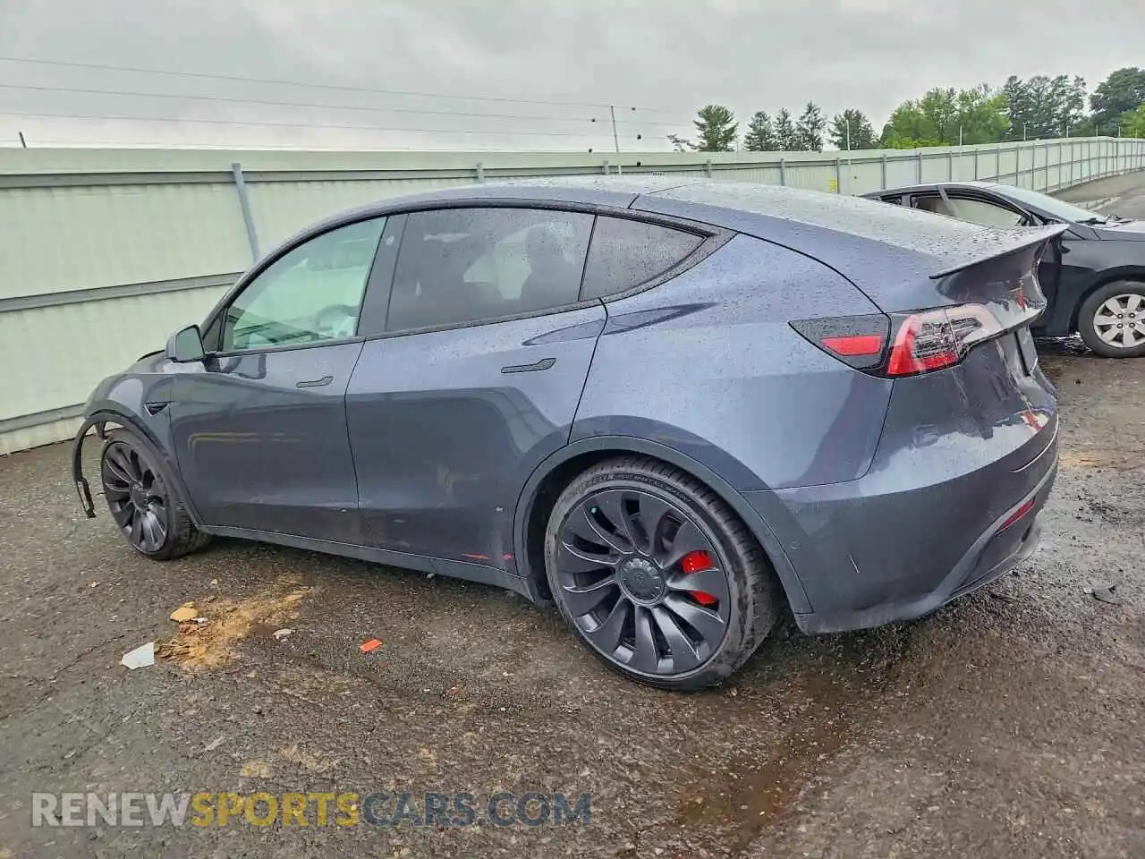 2 Photograph of a damaged car 5YJYGDEF7MF264083 TESLA MODEL Y 2021