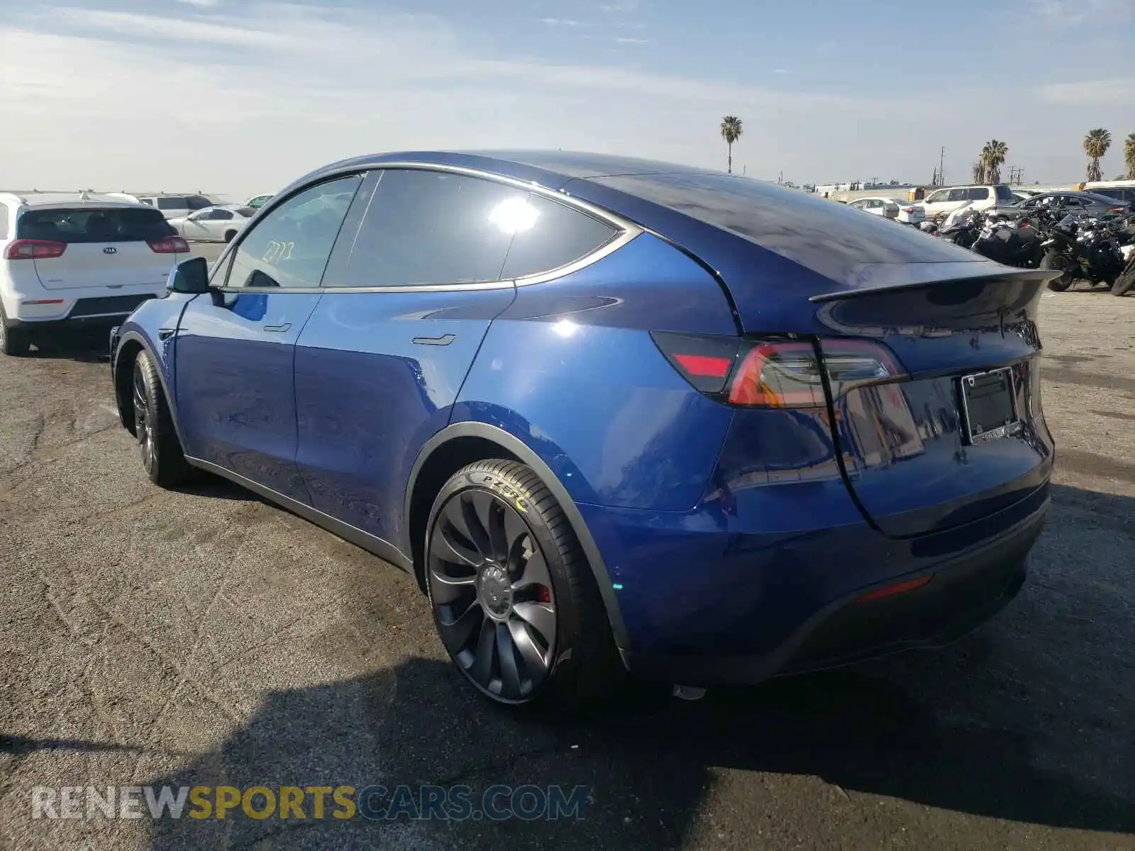 3 Photograph of a damaged car 5YJYGDEF8MF093179 TESLA MODEL Y 2021