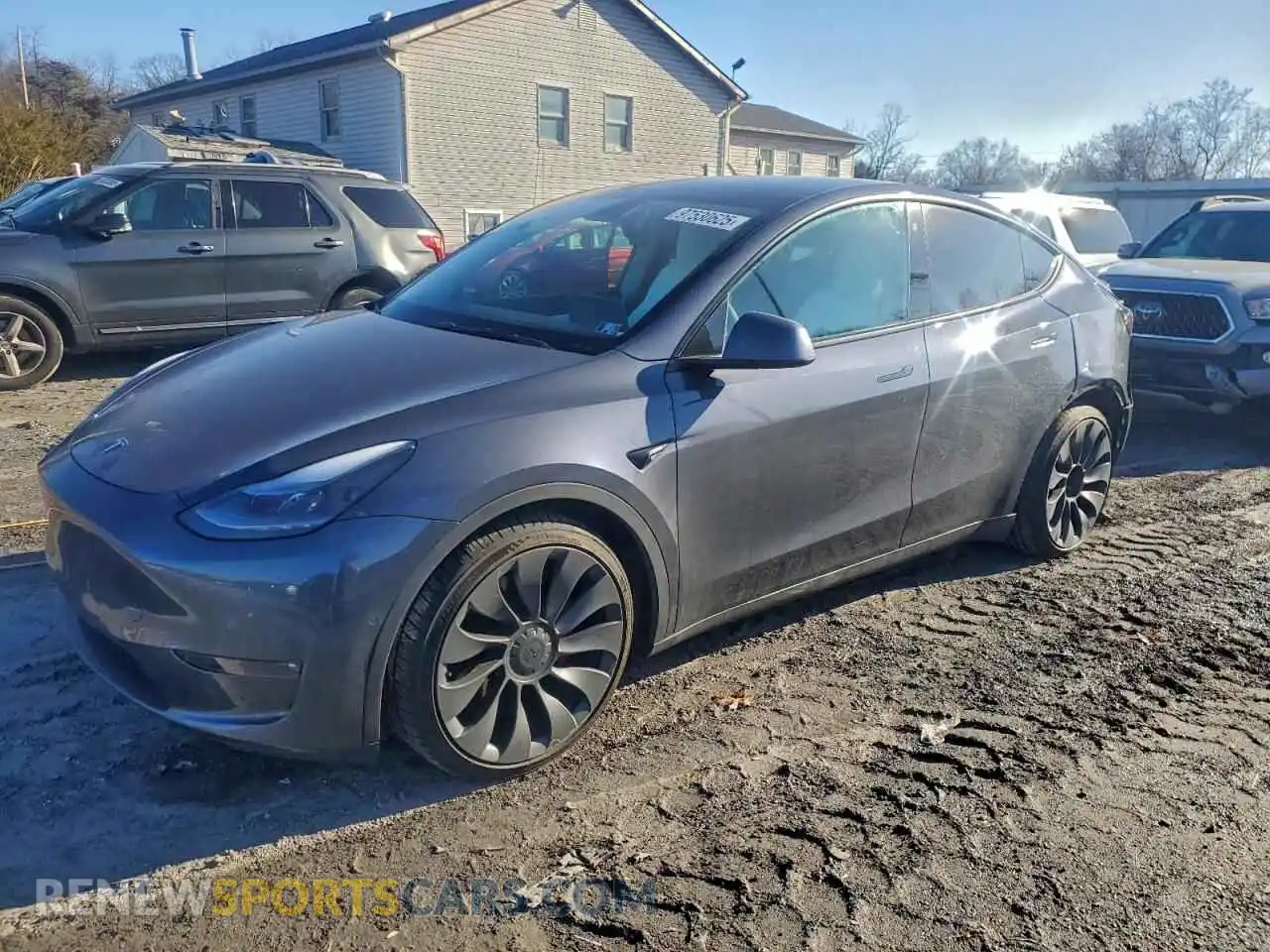 1 Фотография поврежденного автомобиля 5YJYGDEF8MF298582 TESLA MODEL Y 2021