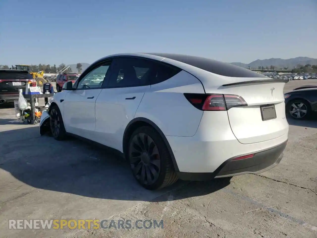 3 Photograph of a damaged car 5YJYGDEF9MF151221 TESLA MODEL Y 2021