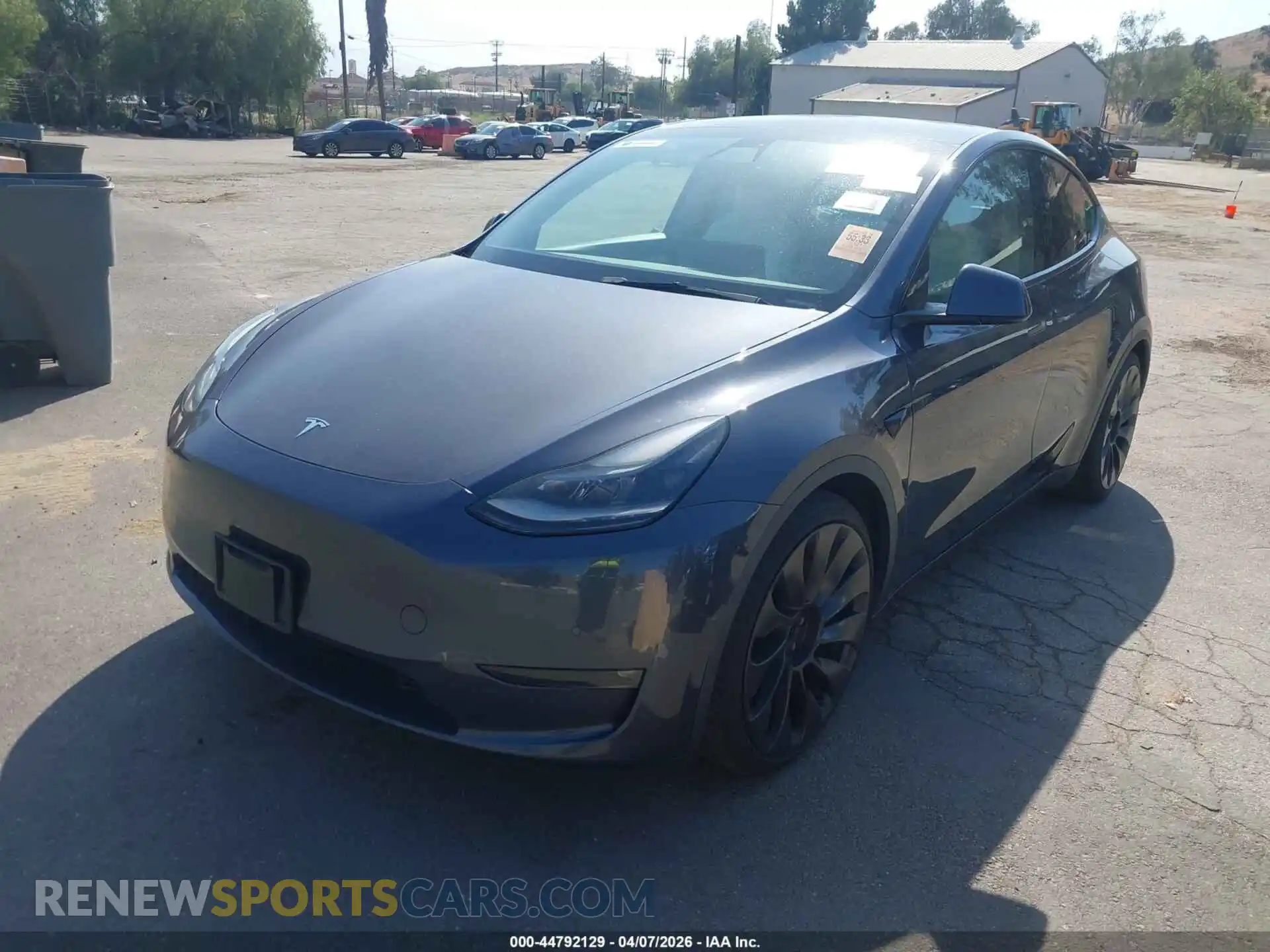 2 Photograph of a damaged car 5YJYGDEF9MF157939 TESLA MODEL Y 2021