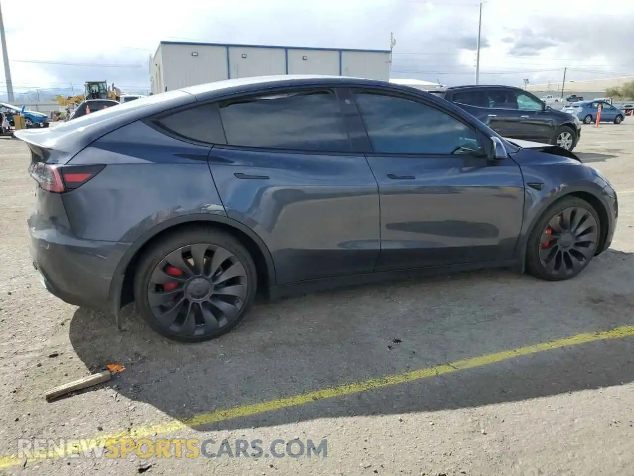 3 Photograph of a damaged car 5YJYGDEF9MF197521 TESLA MODEL Y 2021