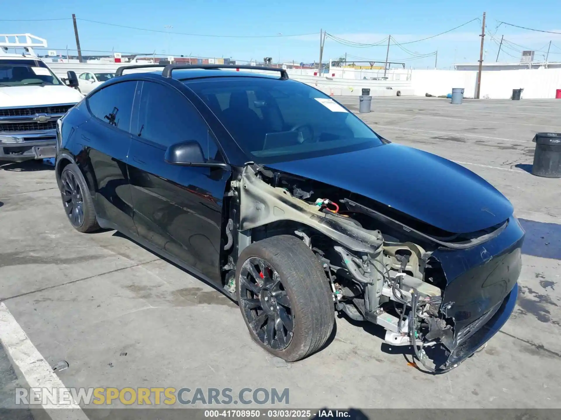 1 Фотография поврежденного автомобиля 5YJYGDEF9MF251738 TESLA MODEL Y 2021