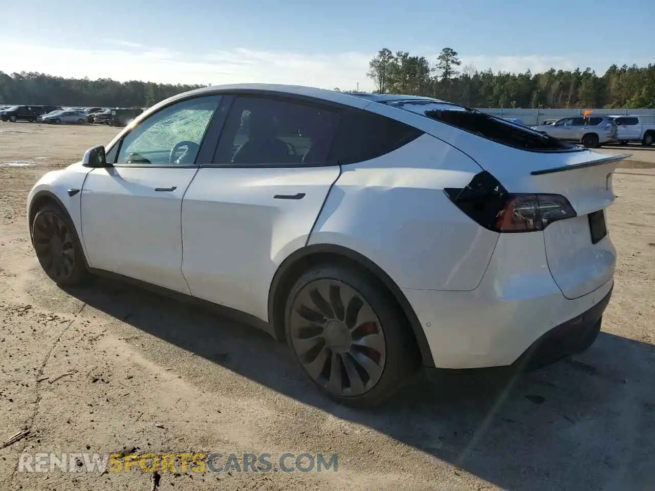 2 Photograph of a damaged car 5YJYGDEF9MF251819 TESLA MODEL Y 2021