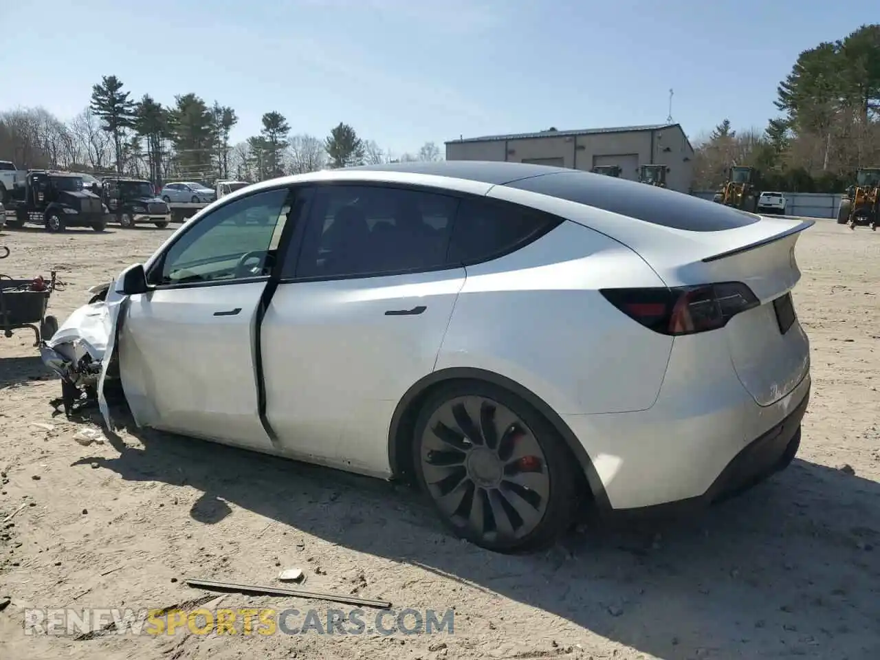 2 Photograph of a damaged car 5YJYGDEF9MF268006 TESLA MODEL Y 2021
