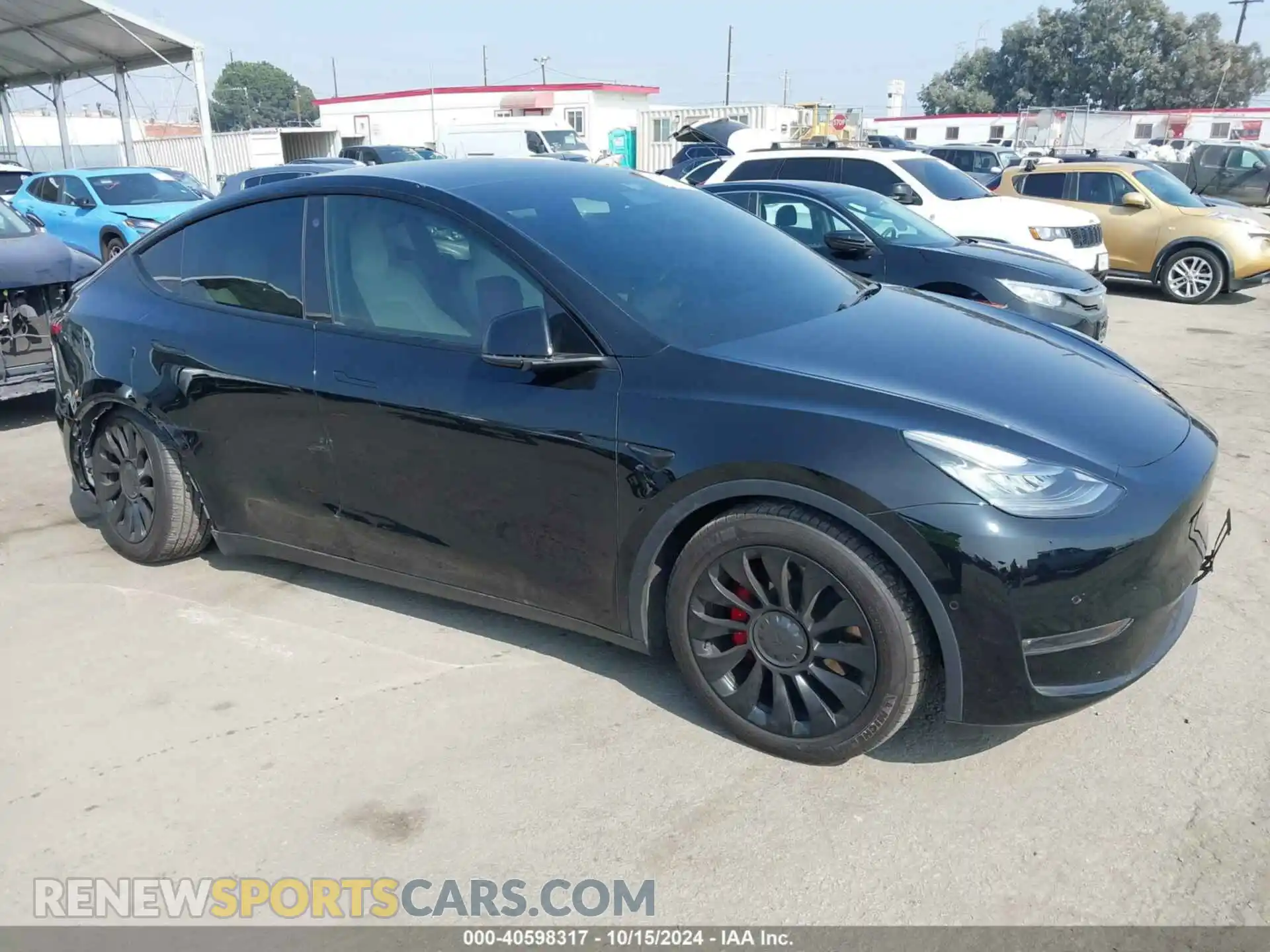1 Фотография поврежденного автомобиля 5YJYGDEFXMF099033 TESLA MODEL Y 2021