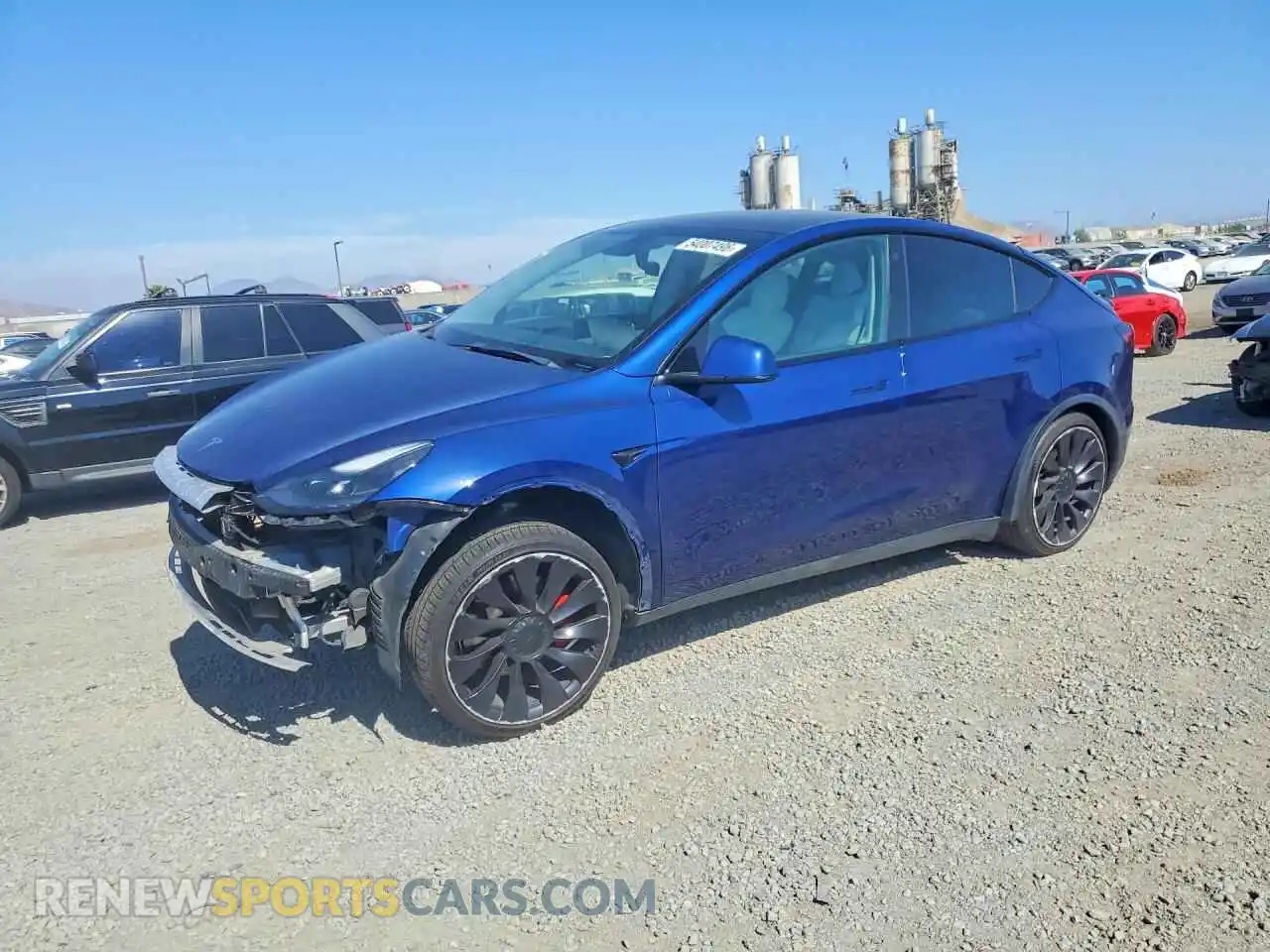 1 Фотография поврежденного автомобиля 5YJYGDEFXMF215864 TESLA MODEL Y 2021