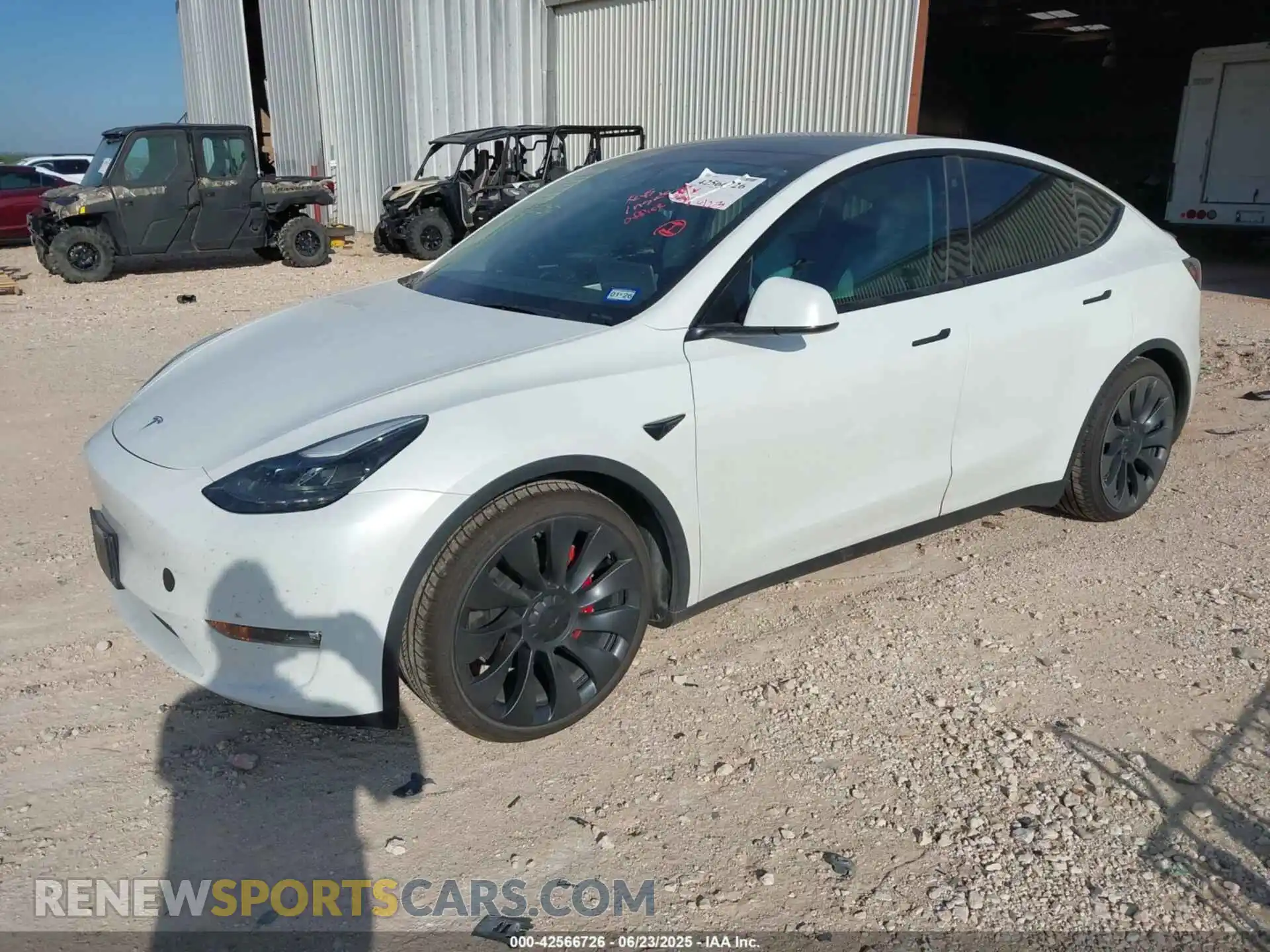 2 Photograph of a damaged car 5YJYGDEFXMF245110 TESLA MODEL Y 2021