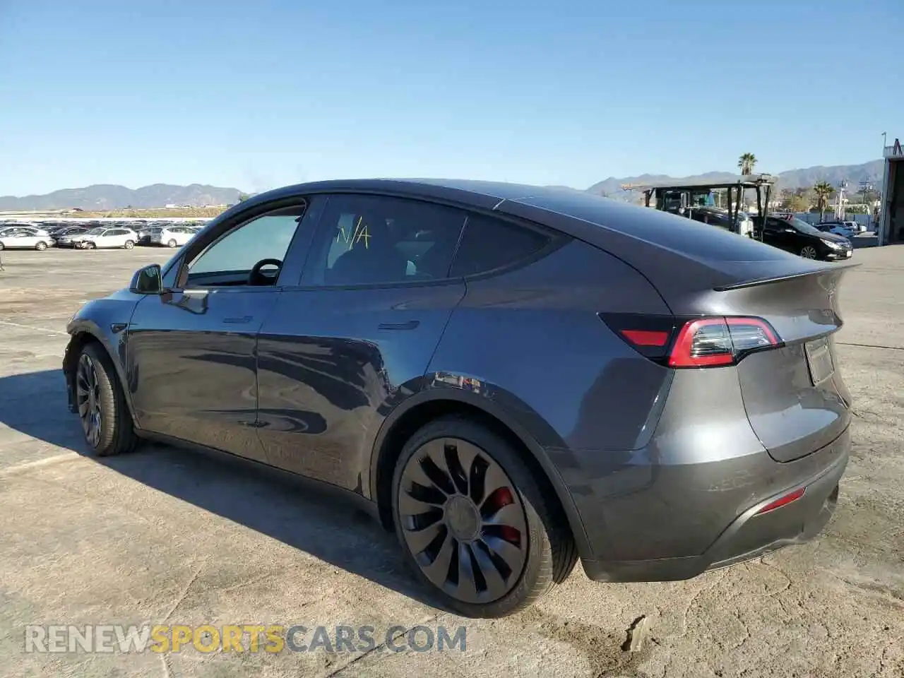 2 Photograph of a damaged car 5YJYGDEFXMF277619 TESLA MODEL Y 2021