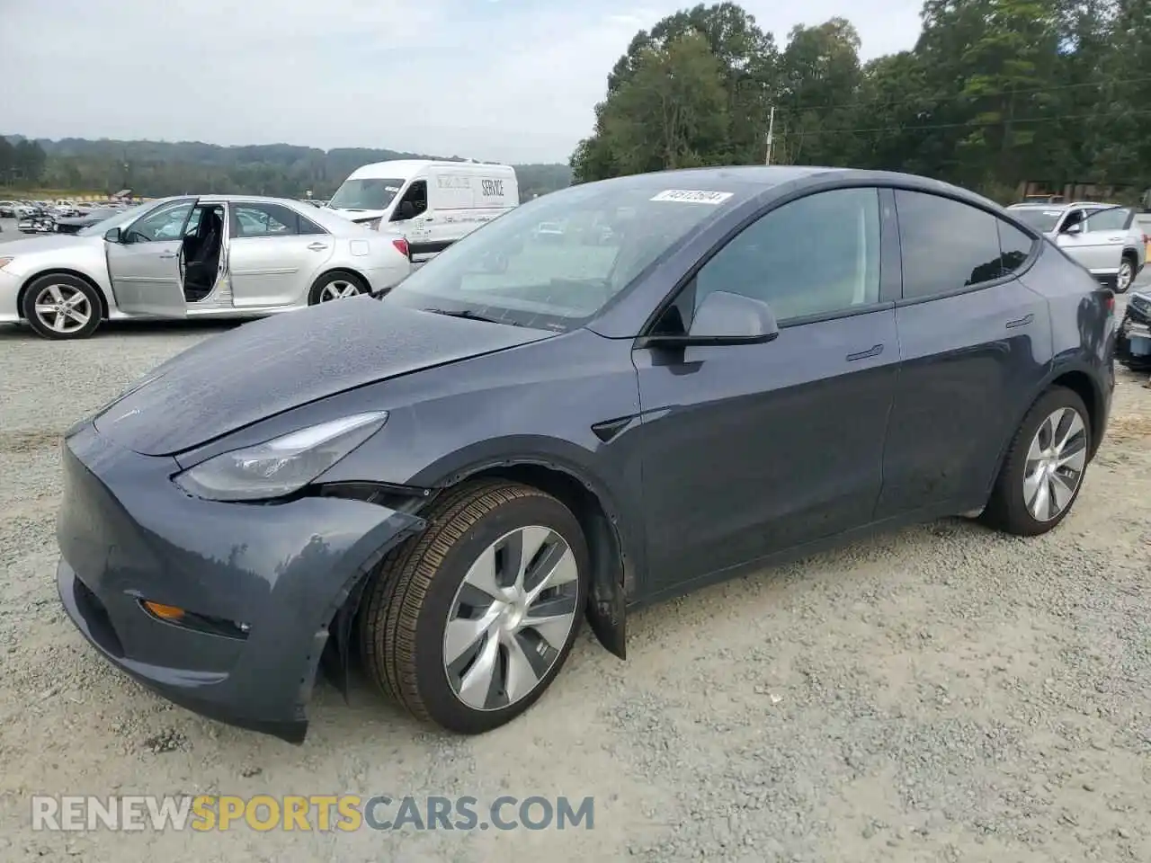 1 Фотография поврежденного автомобиля 7SAYGAEE0NF328233 TESLA MODEL Y 2022