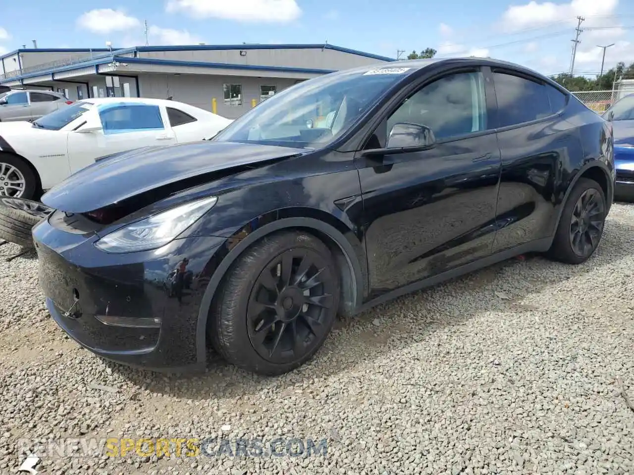 1 Photograph of a damaged car 7SAYGAEE0NF340771 TESLA MODEL Y 2022