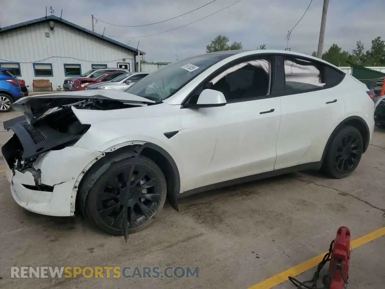 1 fotografías del automóvil dañado 7SAYGAEE0NF366416 TESLA MODEL Y 2022
