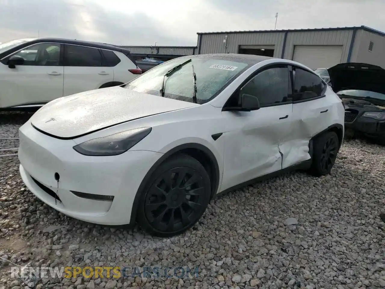 1 Photograph of a damaged car 7SAYGAEE0NF521885 TESLA MODEL Y 2022