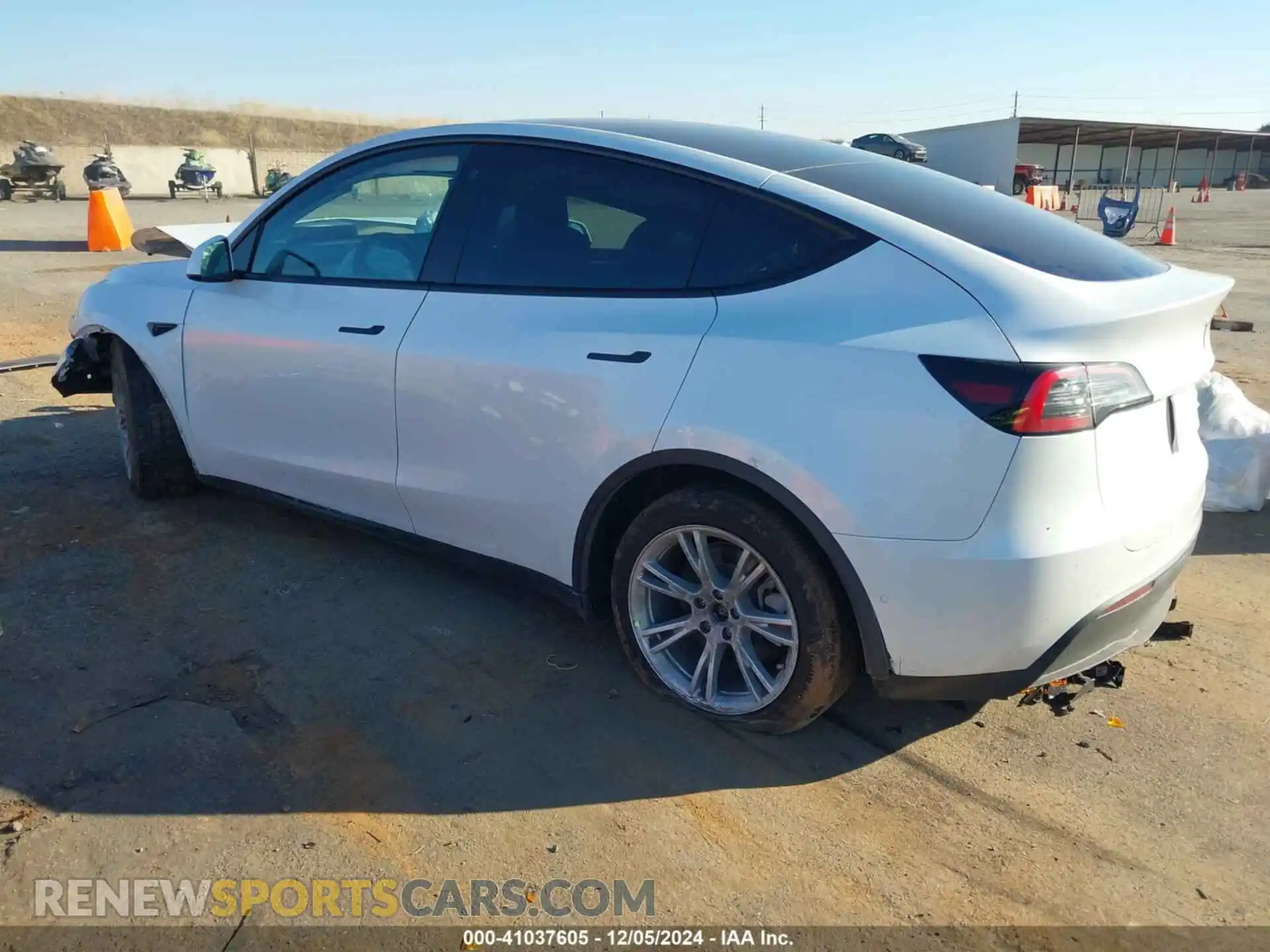 3 Photograph of a damaged car 7SAYGAEE0NF523510 TESLA MODEL Y 2022