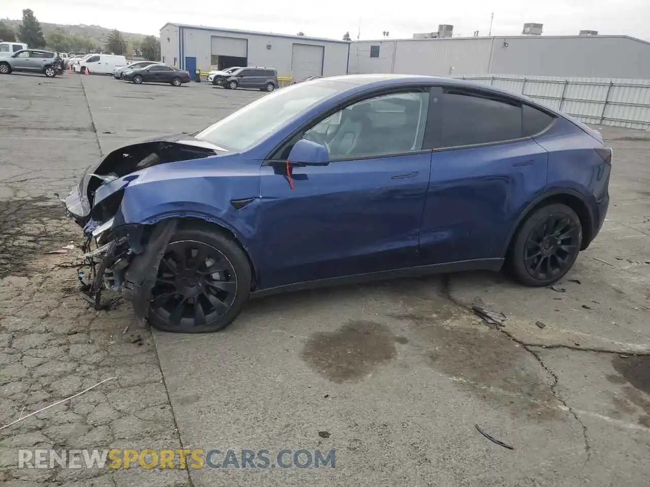 1 Photograph of a damaged car 7SAYGAEE0NF547354 TESLA MODEL Y 2022