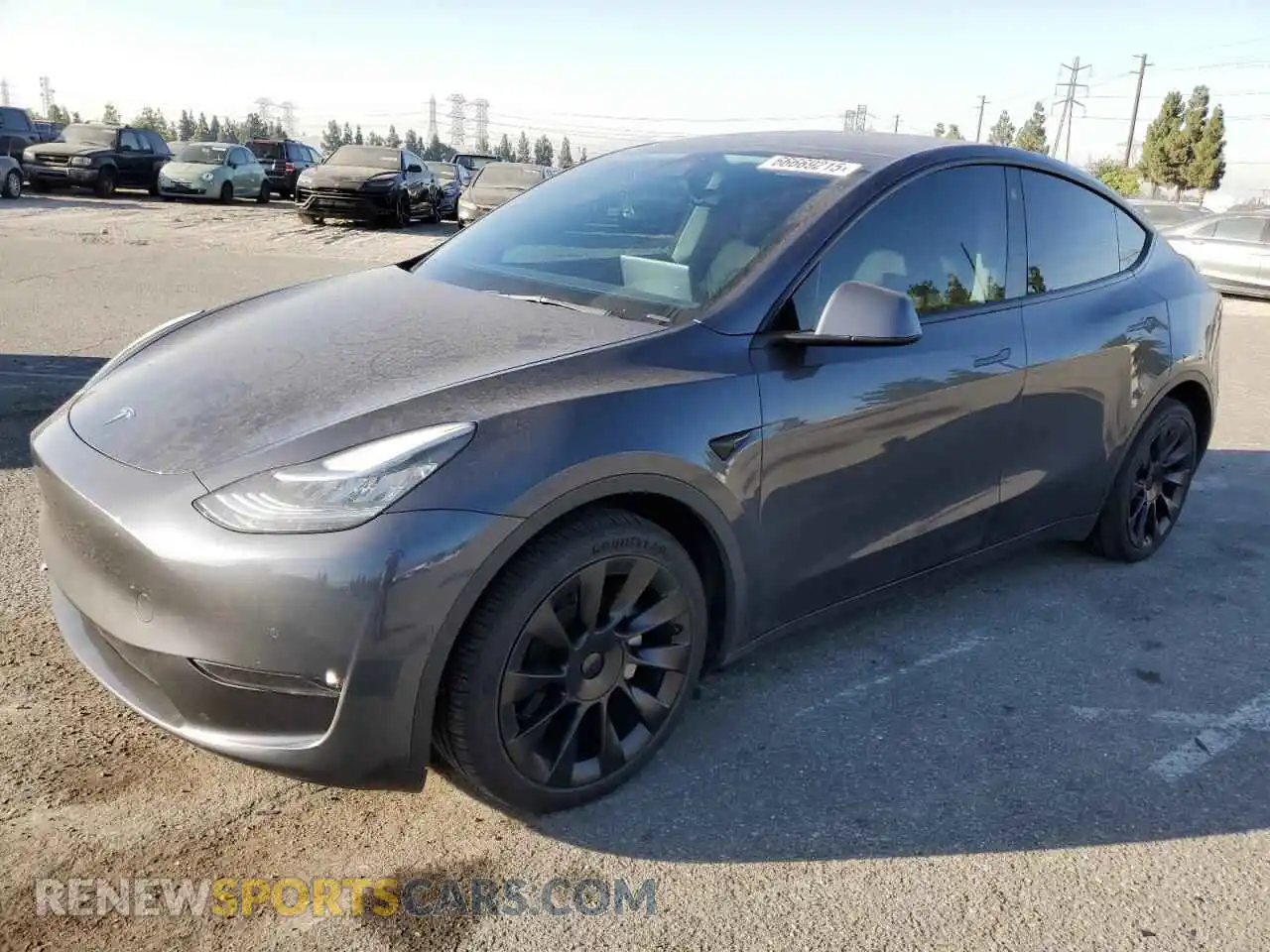 1 Photograph of a damaged car 7SAYGAEE0NF575901 TESLA MODEL Y 2022