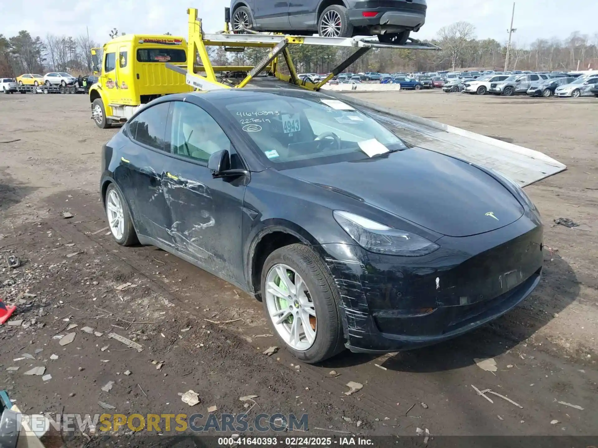 1 Photograph of a damaged car 7SAYGAEE1NF364514 TESLA MODEL Y 2022