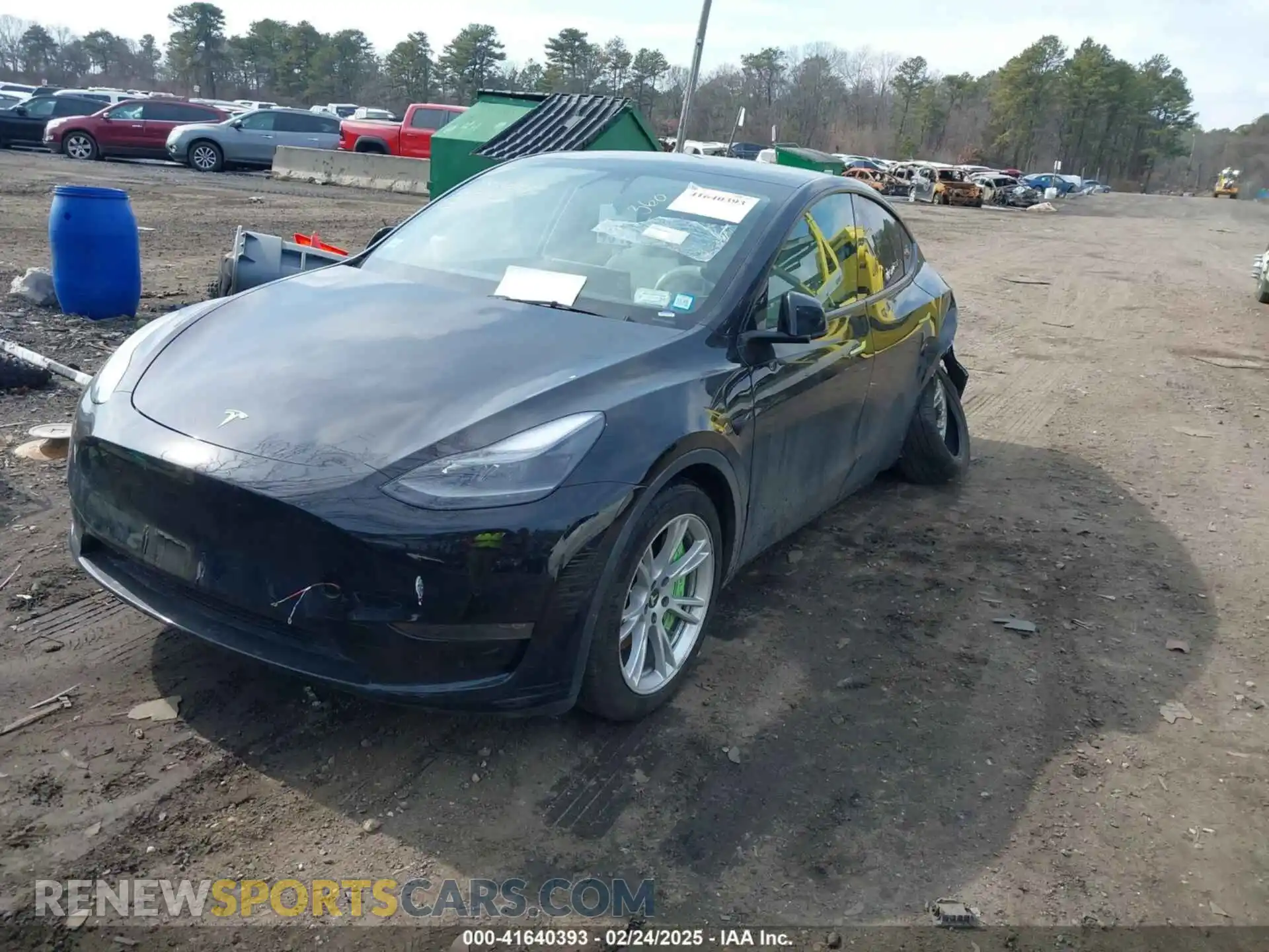 2 Photograph of a damaged car 7SAYGAEE1NF364514 TESLA MODEL Y 2022