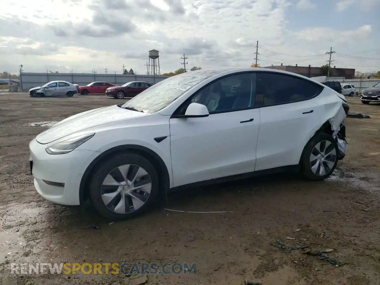 1 Photograph of a damaged car 7SAYGAEE1NF383449 TESLA MODEL Y 2022