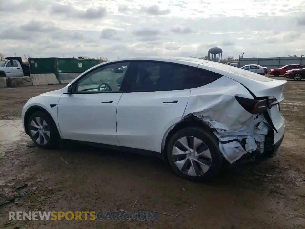 2 Photograph of a damaged car 7SAYGAEE1NF383449 TESLA MODEL Y 2022