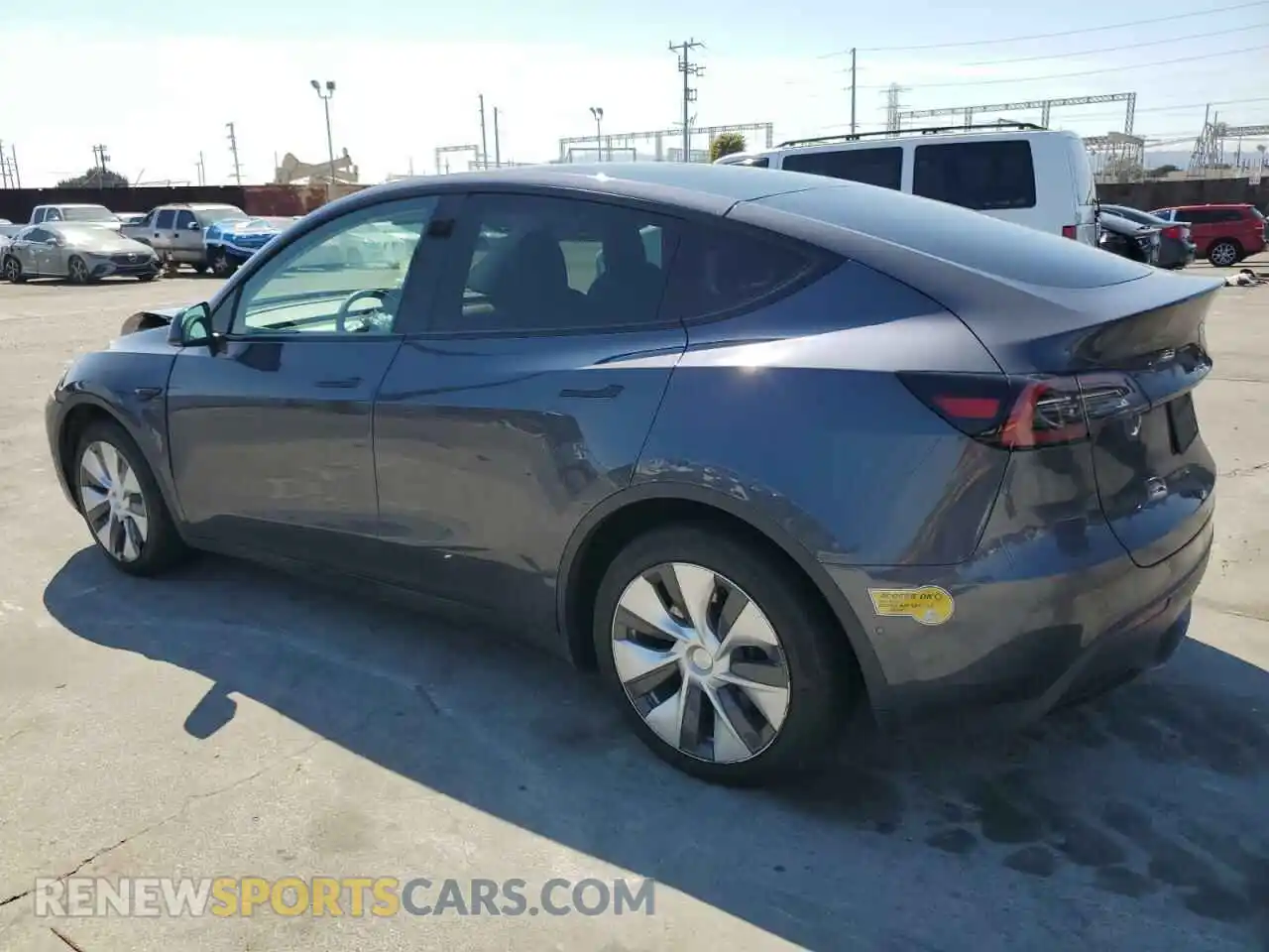 2 Photograph of a damaged car 7SAYGAEE1NF486077 TESLA MODEL Y 2022