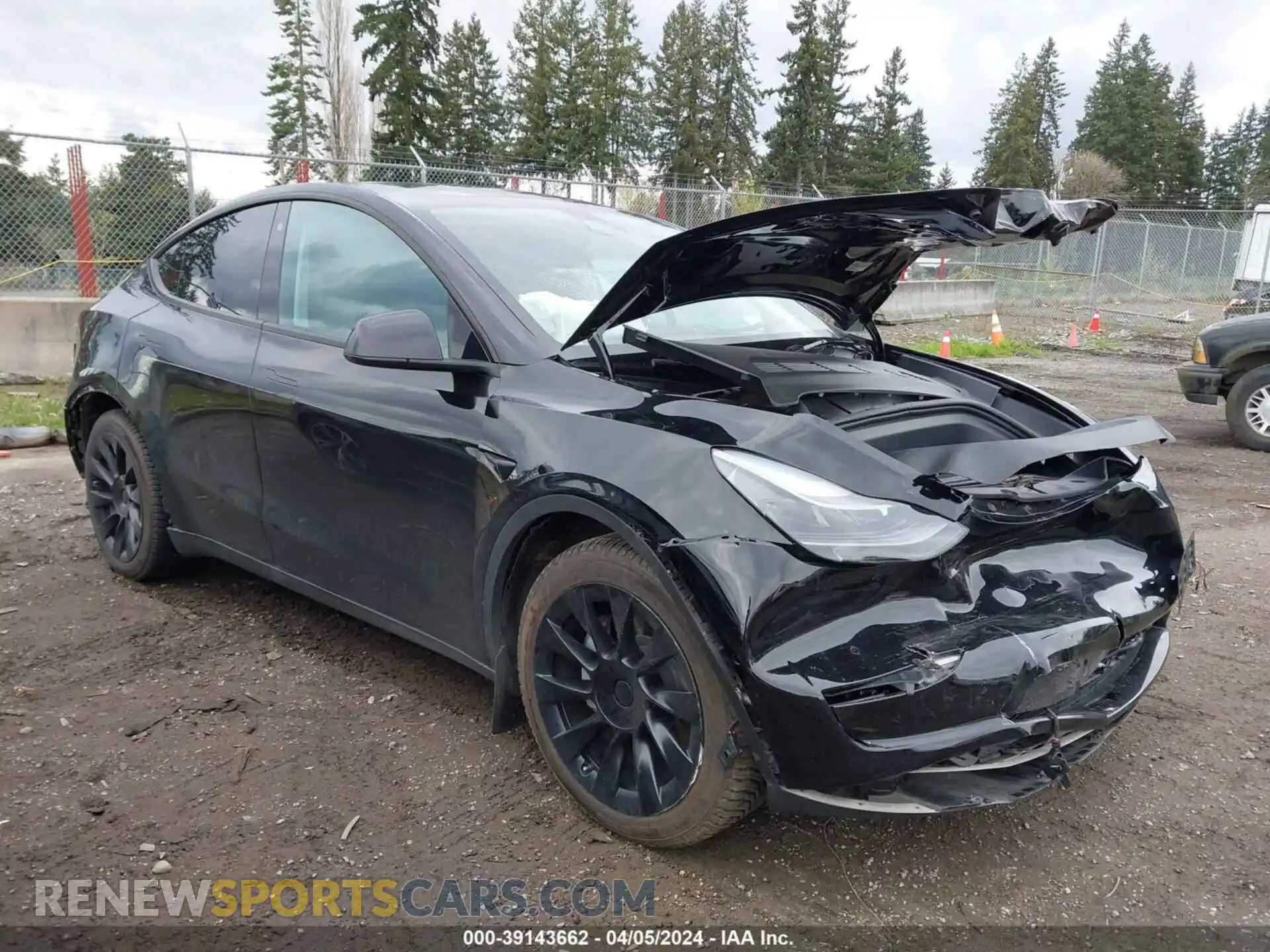 1 Photograph of a damaged car 7SAYGAEE1NF533849 TESLA MODEL Y 2022