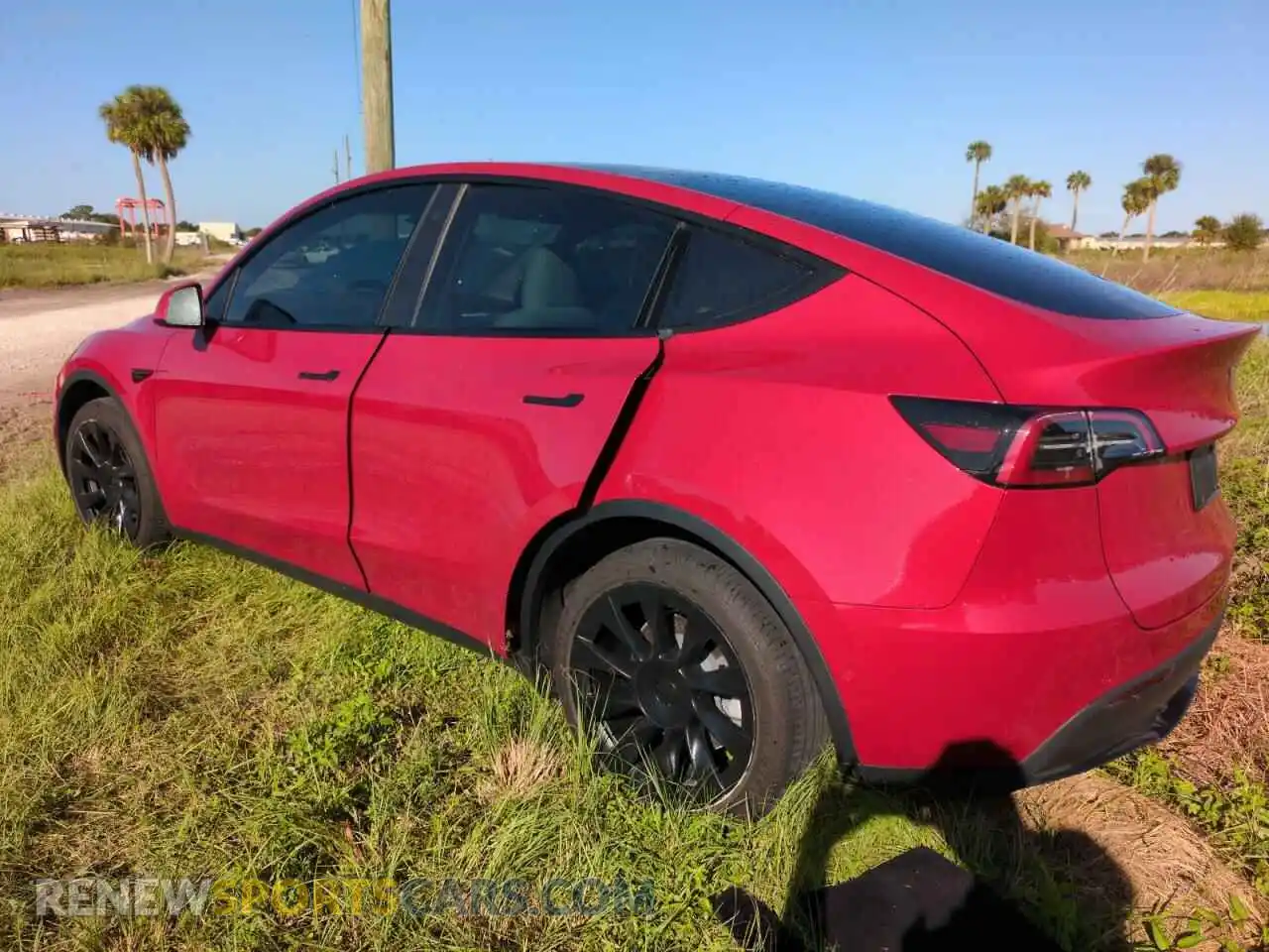 2 Фотография поврежденного автомобиля 7SAYGAEE1NF538081 TESLA MODEL Y 2022