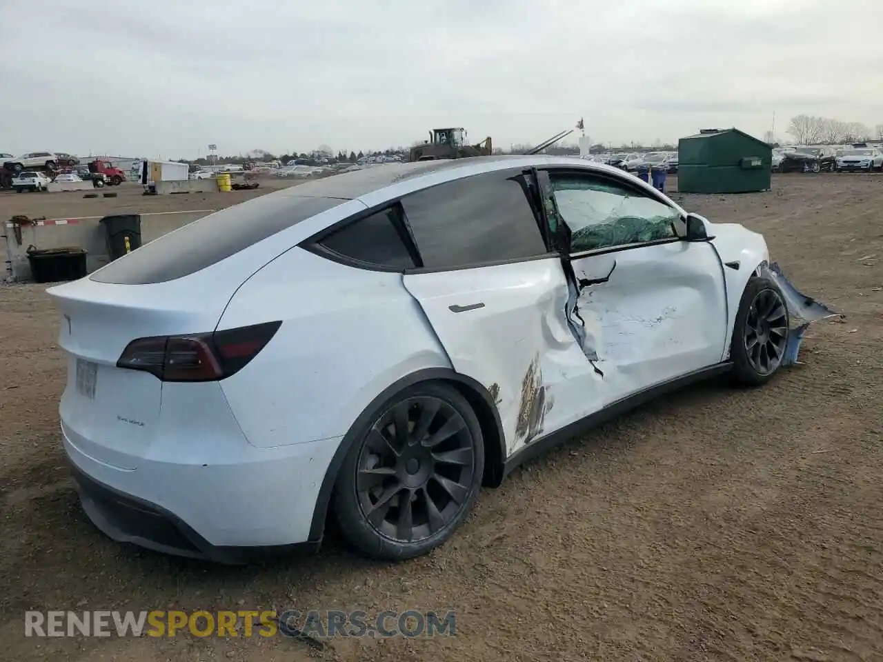 3 Photograph of a damaged car 7SAYGAEE1NF540574 TESLA MODEL Y 2022