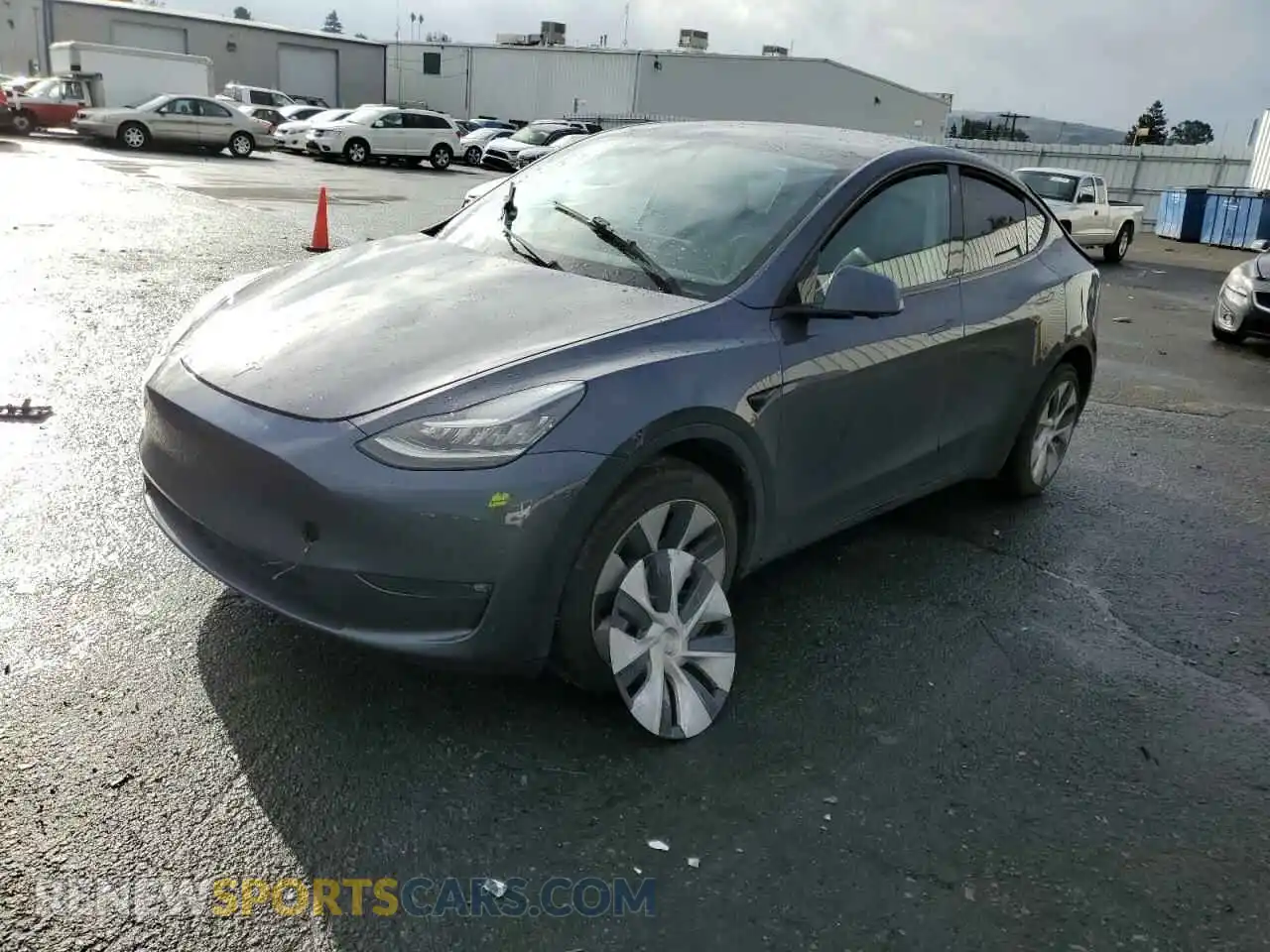 1 Photograph of a damaged car 7SAYGAEE2NF349018 TESLA MODEL Y 2022