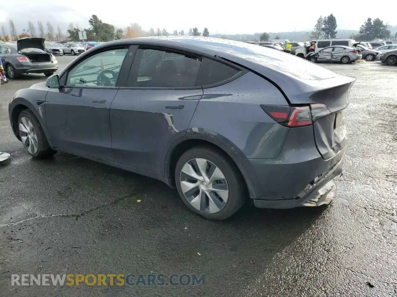 2 Photograph of a damaged car 7SAYGAEE2NF349018 TESLA MODEL Y 2022
