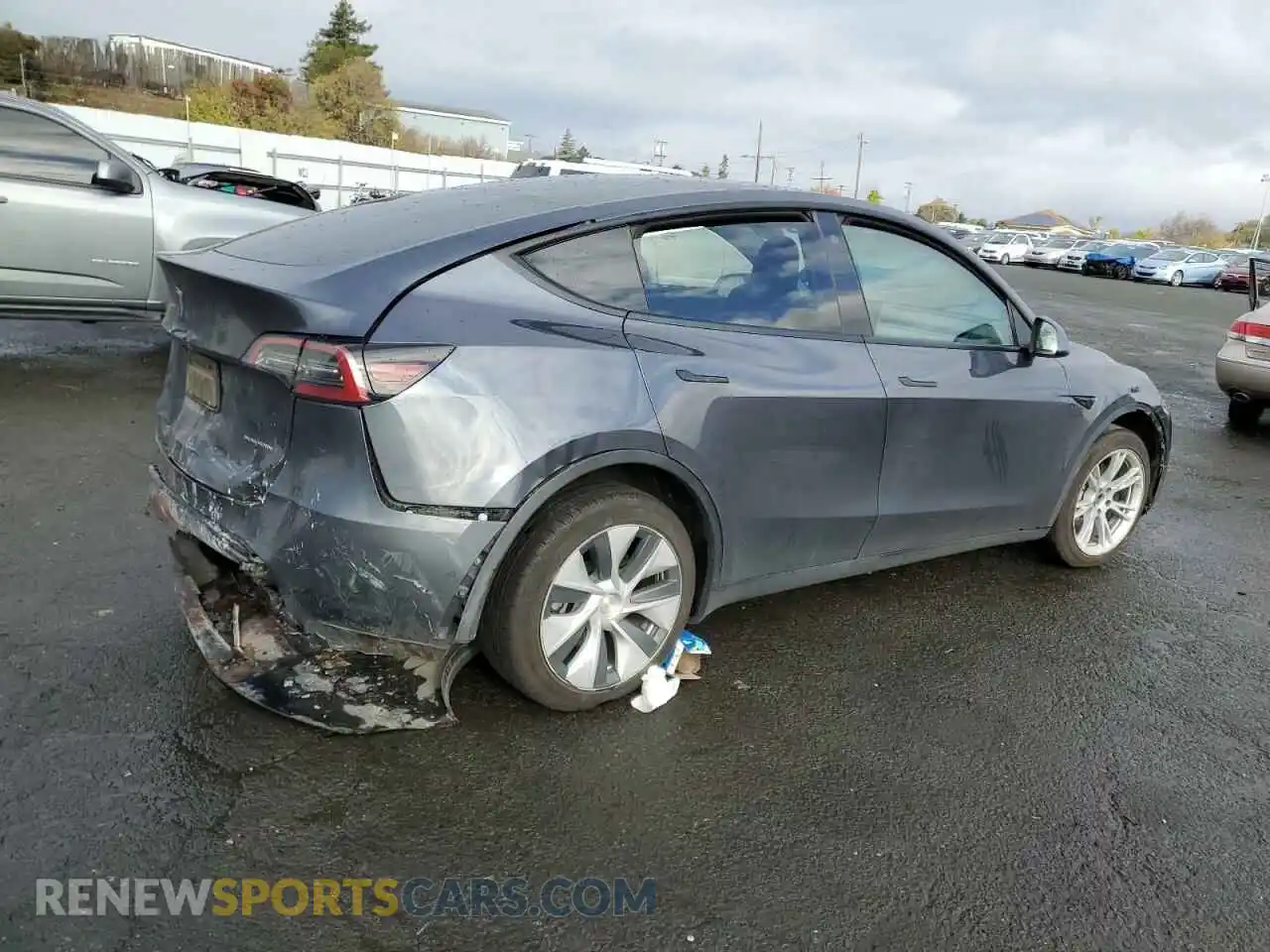 3 Photograph of a damaged car 7SAYGAEE2NF349018 TESLA MODEL Y 2022