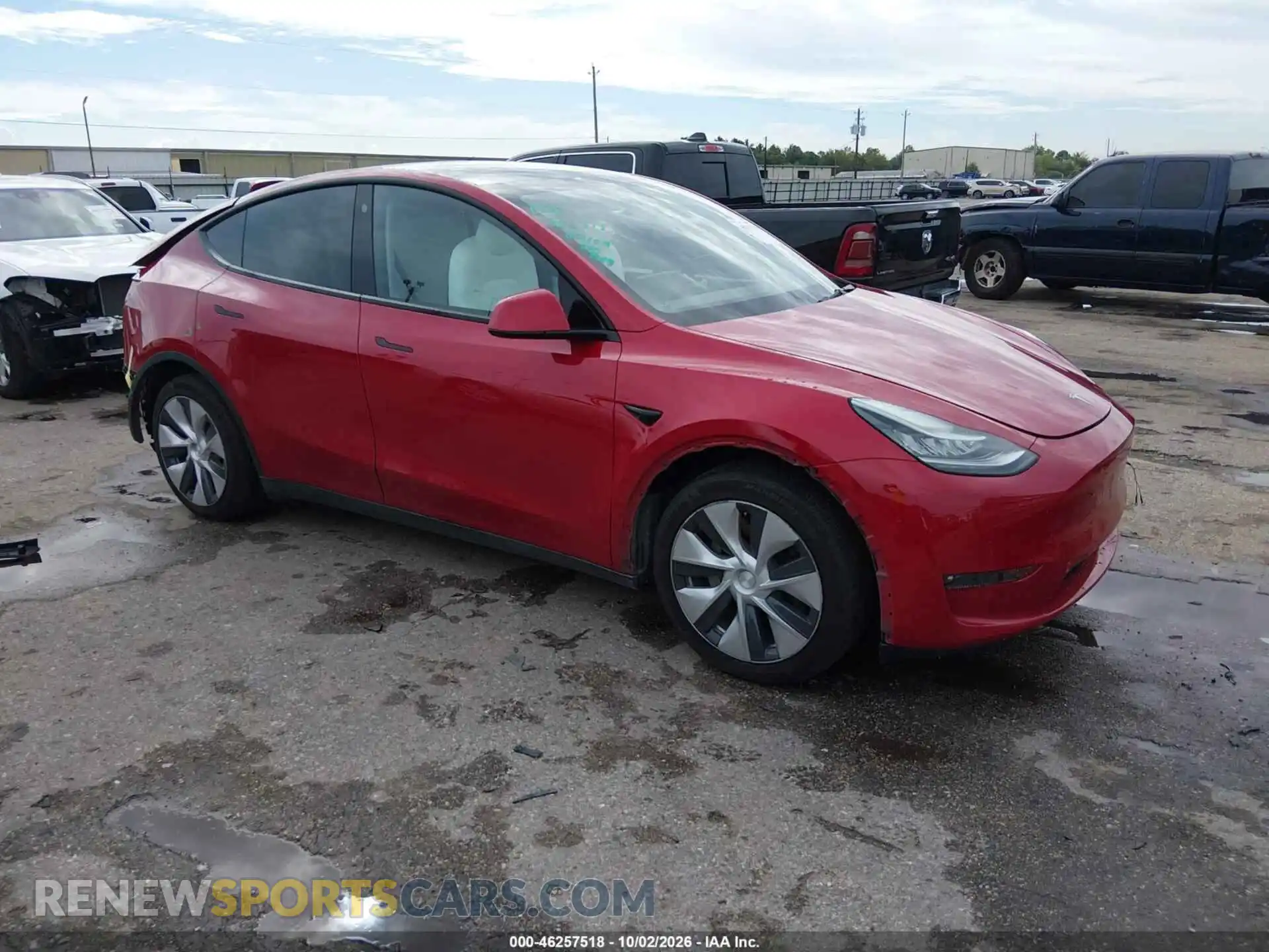 1 Фотография поврежденного автомобиля 7SAYGAEE2NF361315 TESLA MODEL Y 2022