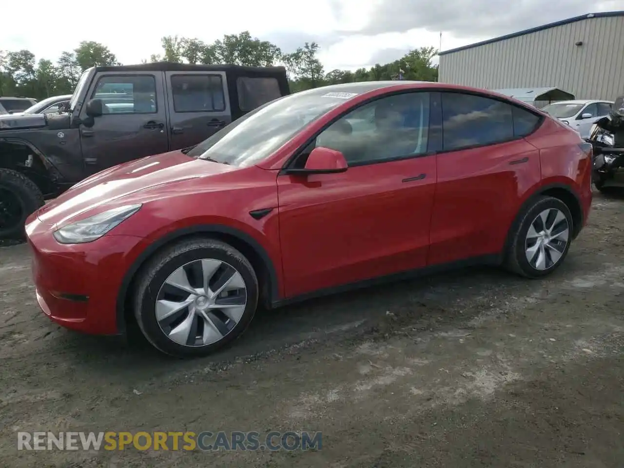 1 fotografías del automóvil dañado 7SAYGAEE2NF383377 TESLA MODEL Y 2022