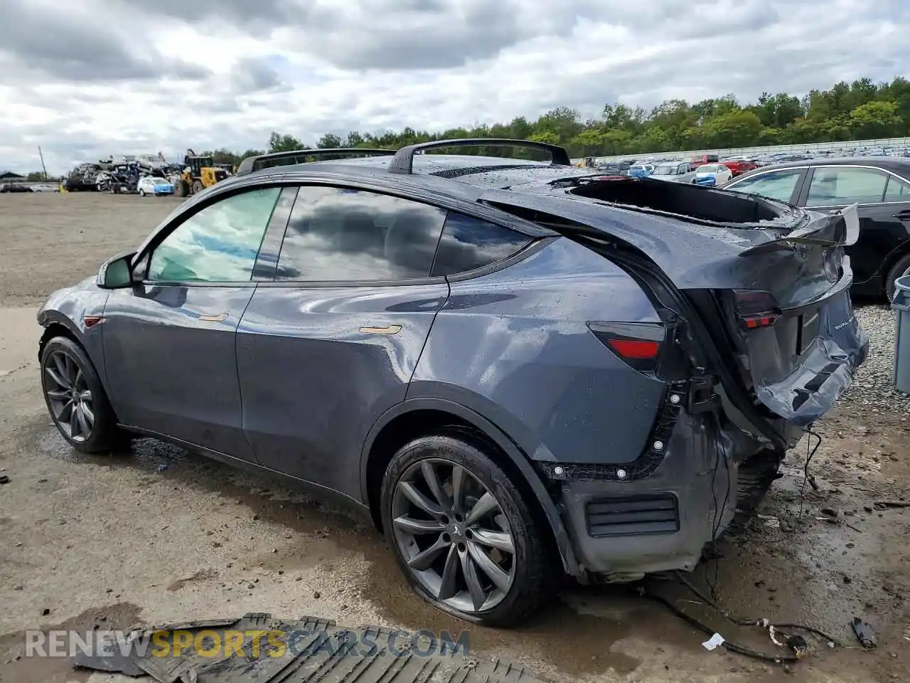 2 Photograph of a damaged car 7SAYGAEE2NF419231 TESLA MODEL Y 2022