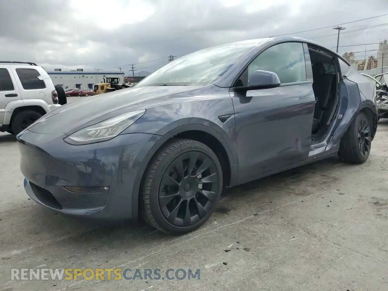 1 Photograph of a damaged car 7SAYGAEE2NF516946 TESLA MODEL Y 2022
