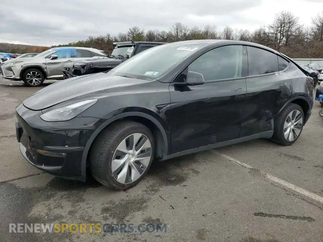 1 Photograph of a damaged car 7SAYGAEE2NF524559 TESLA MODEL Y 2022