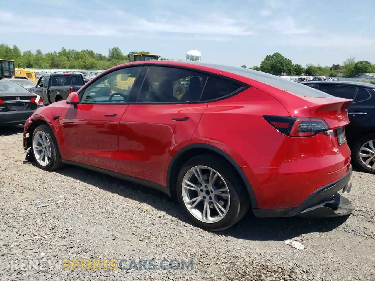2 Photograph of a damaged car 7SAYGAEE2NF546321 TESLA MODEL Y 2022