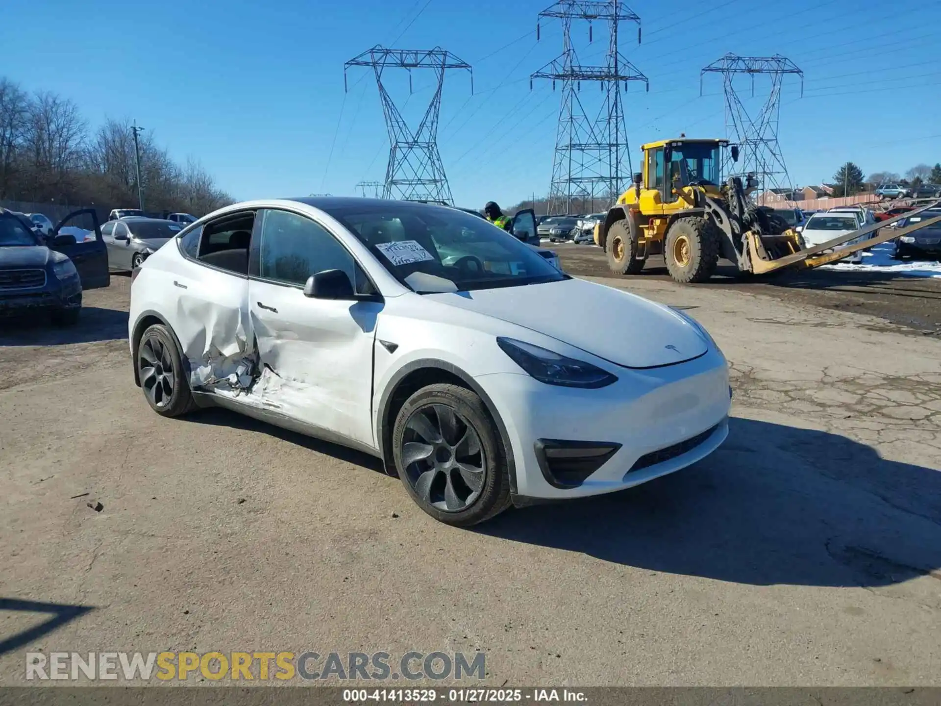 1 fotografías del automóvil dañado 7SAYGAEE2NF550692 TESLA MODEL Y 2022