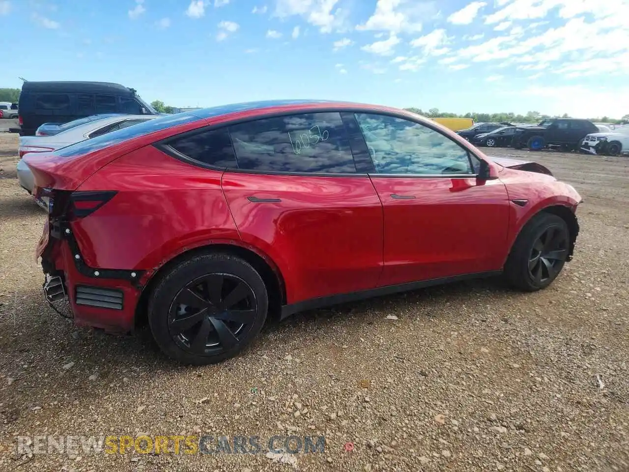 3 Photograph of a damaged car 7SAYGAEE3NF364823 TESLA MODEL Y 2022