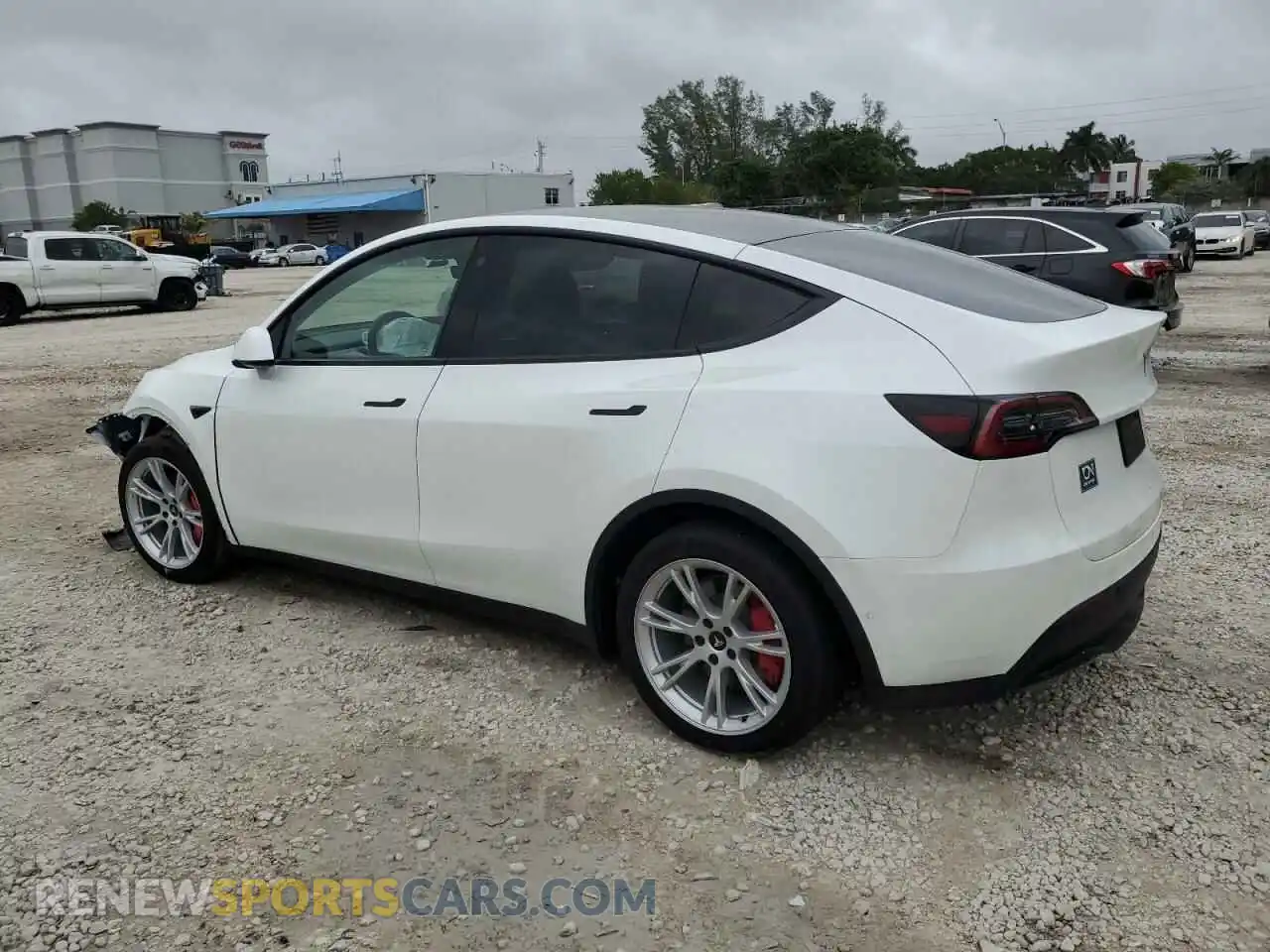 2 Photograph of a damaged car 7SAYGAEE3NF515062 TESLA MODEL Y 2022