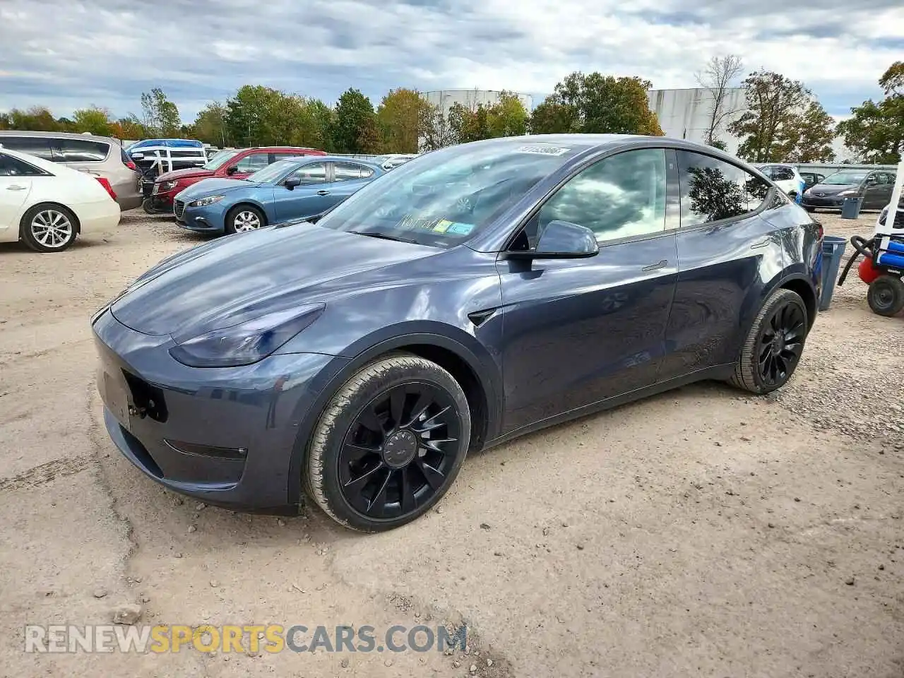 1 Photograph of a damaged car 7SAYGAEE3NF519466 TESLA MODEL Y 2022