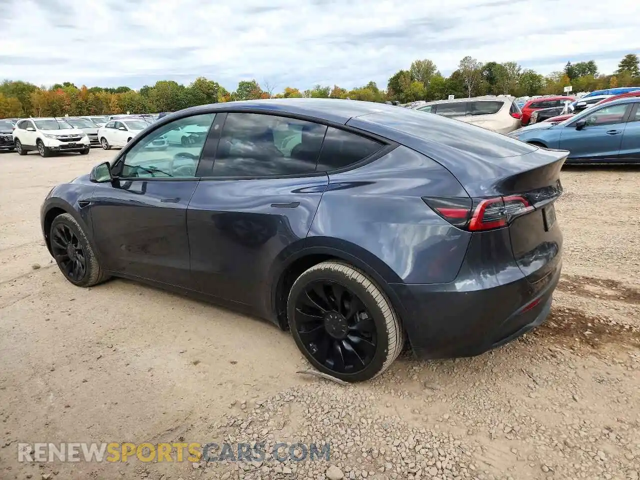 2 Photograph of a damaged car 7SAYGAEE3NF519466 TESLA MODEL Y 2022