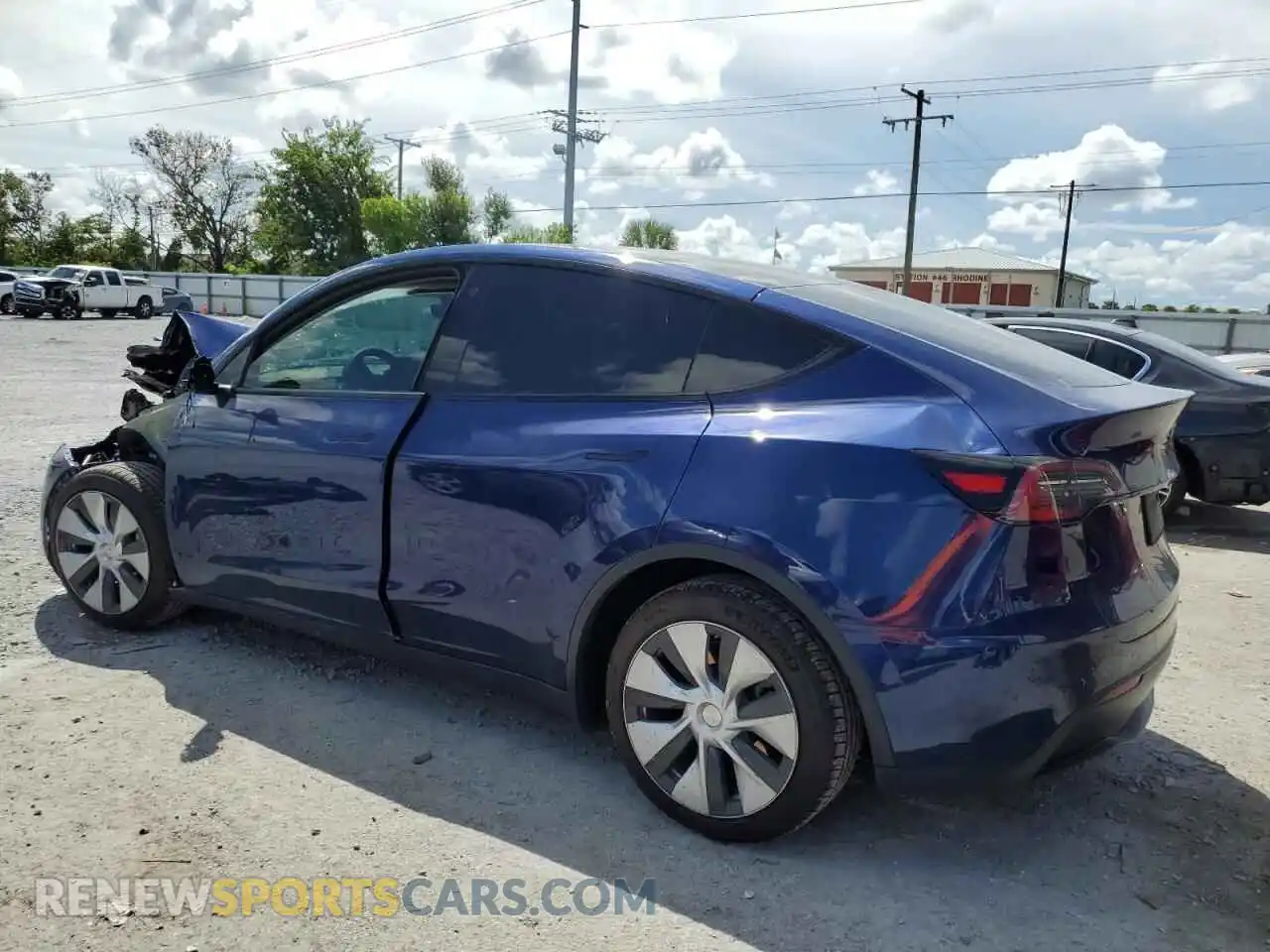 2 Photograph of a damaged car 7SAYGAEE3NF576220 TESLA MODEL Y 2022