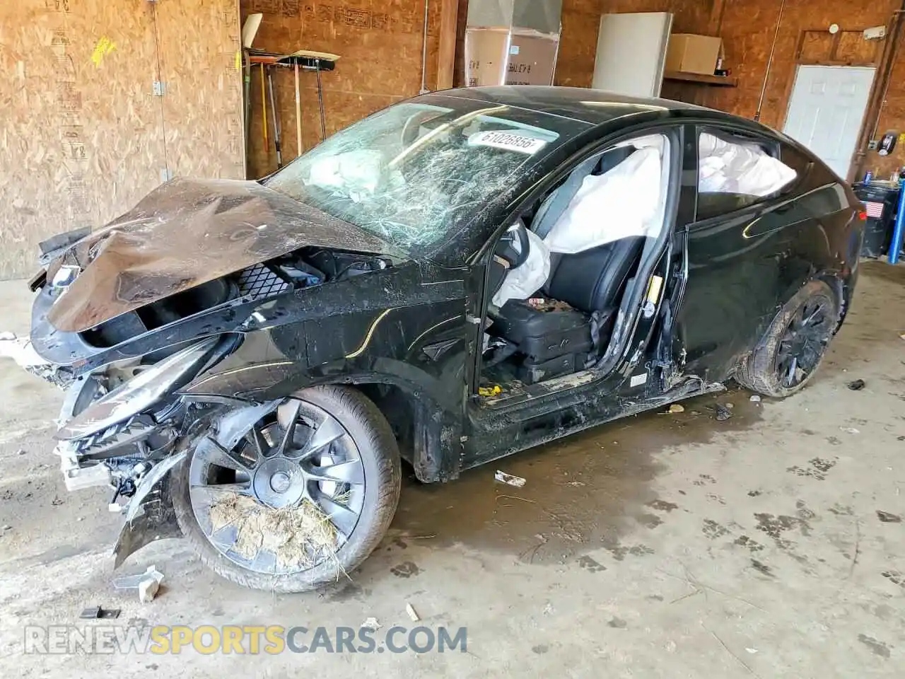 1 Photograph of a damaged car 7SAYGAEE4NF361896 TESLA MODEL Y 2022