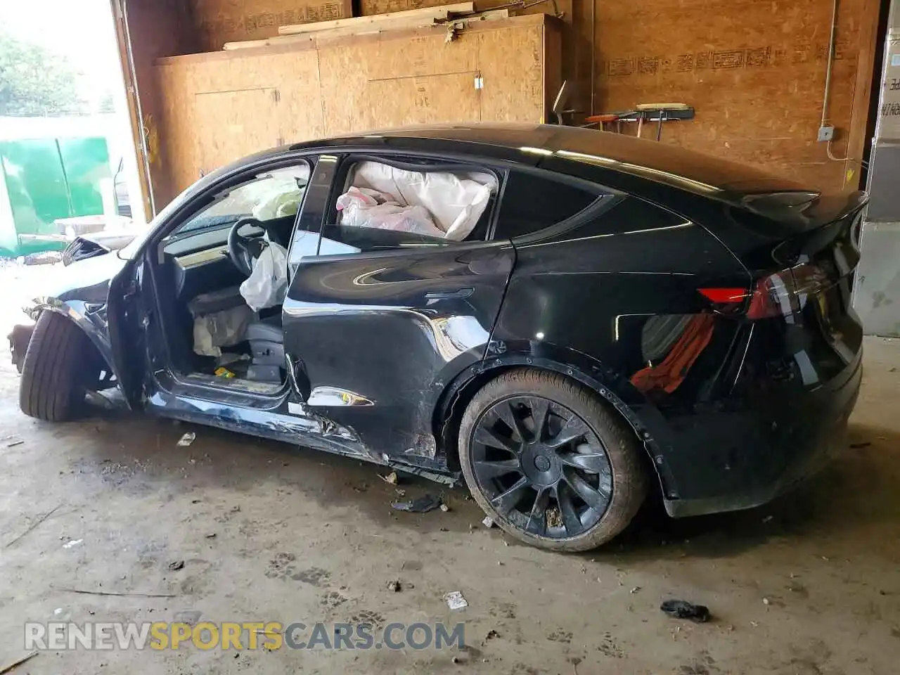 2 Photograph of a damaged car 7SAYGAEE4NF361896 TESLA MODEL Y 2022
