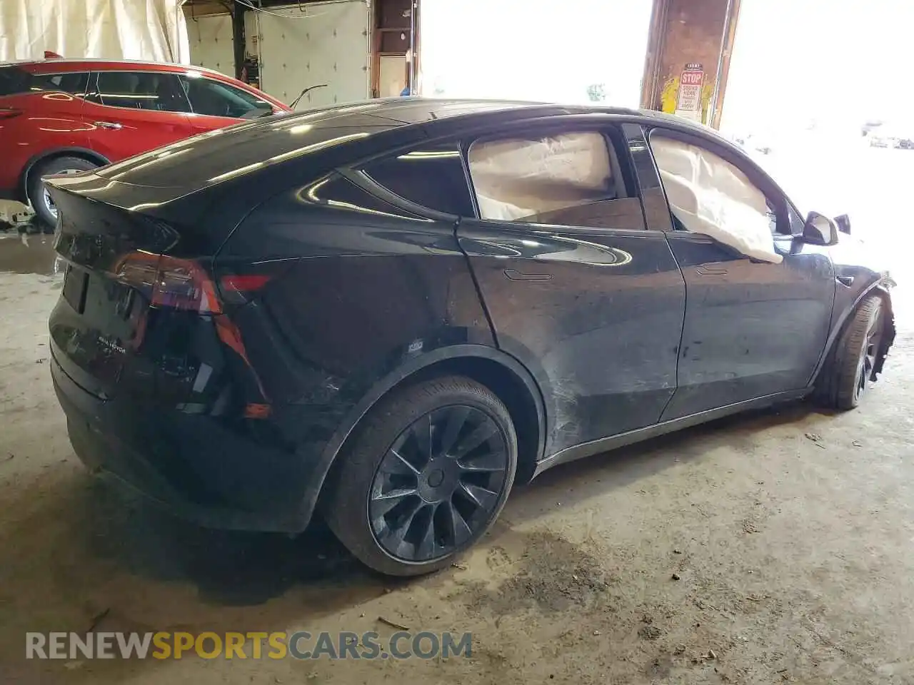 3 Photograph of a damaged car 7SAYGAEE4NF361896 TESLA MODEL Y 2022