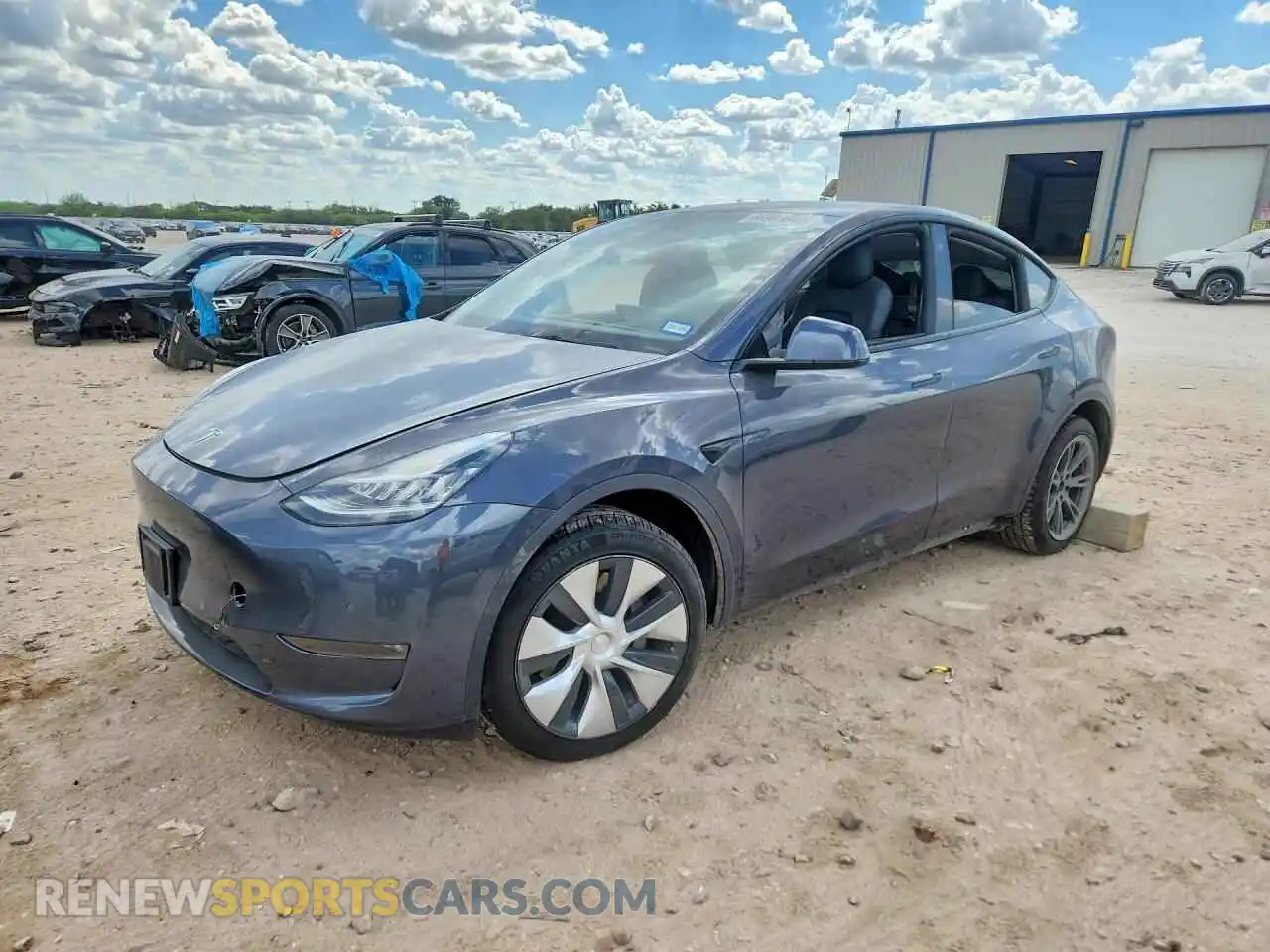 1 Photograph of a damaged car 7SAYGAEE4NF398740 TESLA MODEL Y 2022