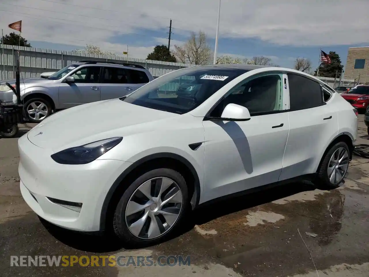 1 Photograph of a damaged car 7SAYGAEE4NF534588 TESLA MODEL Y 2022
