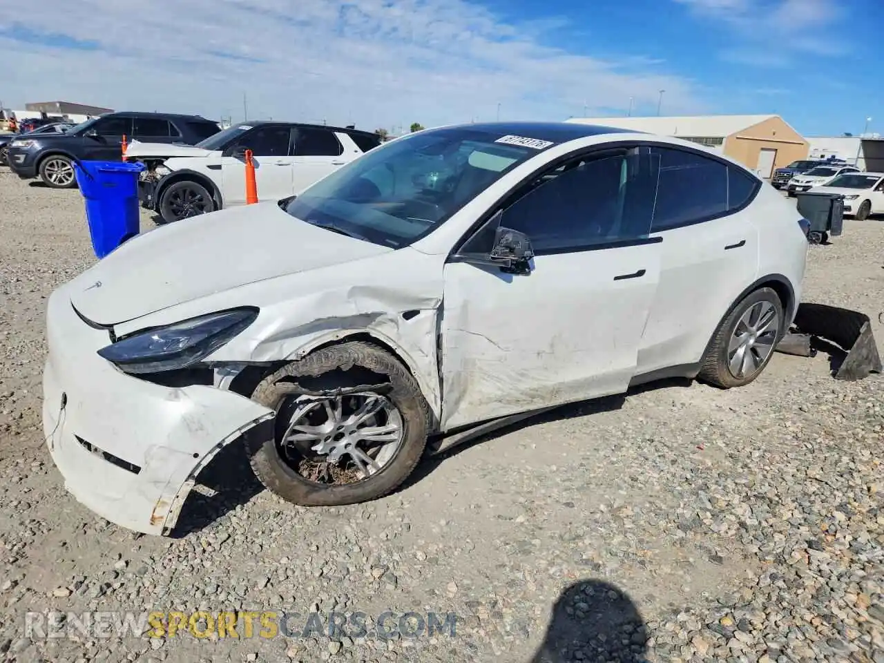1 fotografías del automóvil dañado 7SAYGAEE4NF548281 TESLA MODEL Y 2022