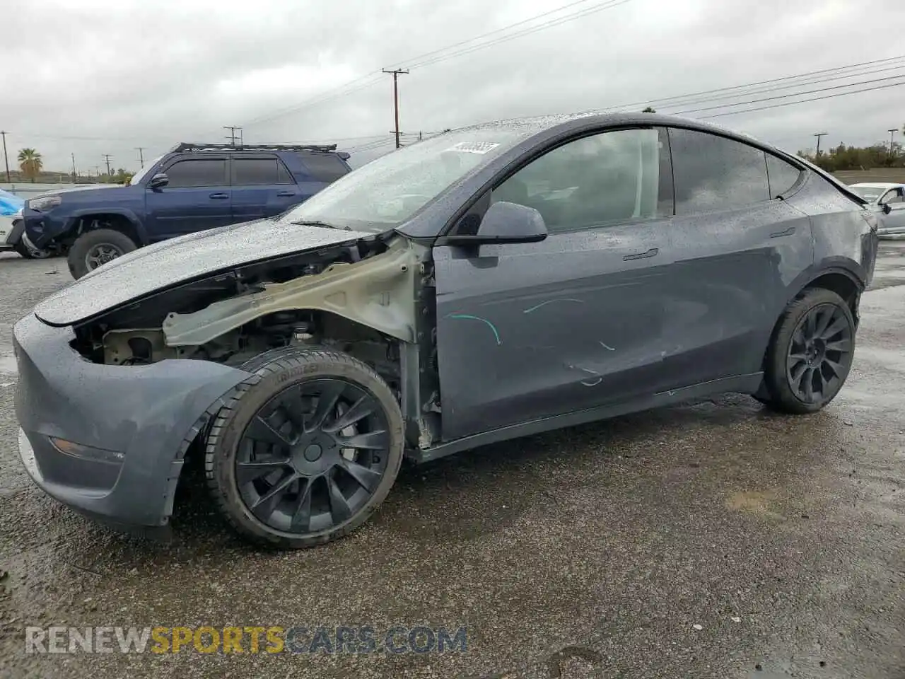 1 Photograph of a damaged car 7SAYGAEE4NF560267 TESLA MODEL Y 2022